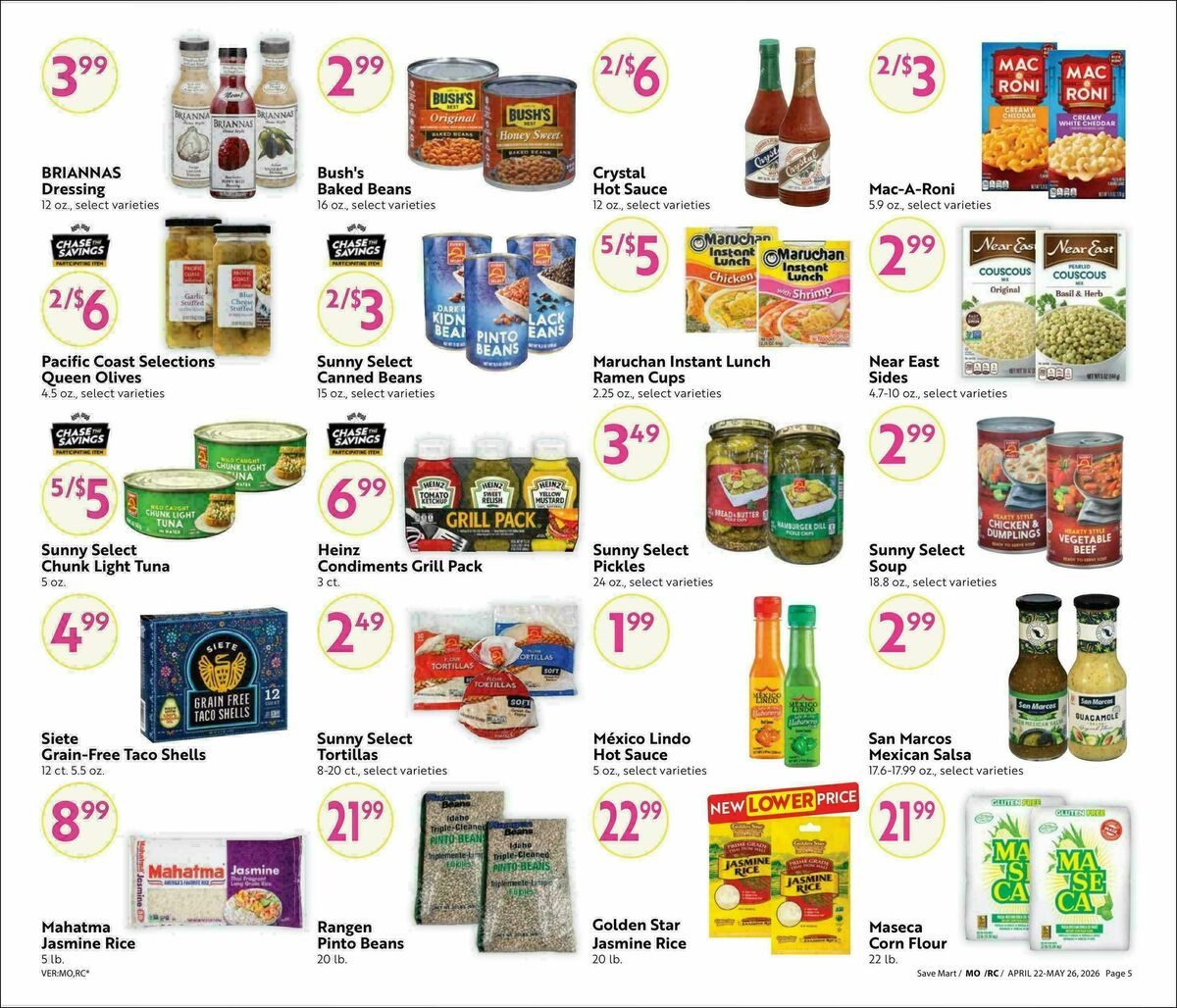 Save Mart Big Monthly Deals Weekly Ad from April 22