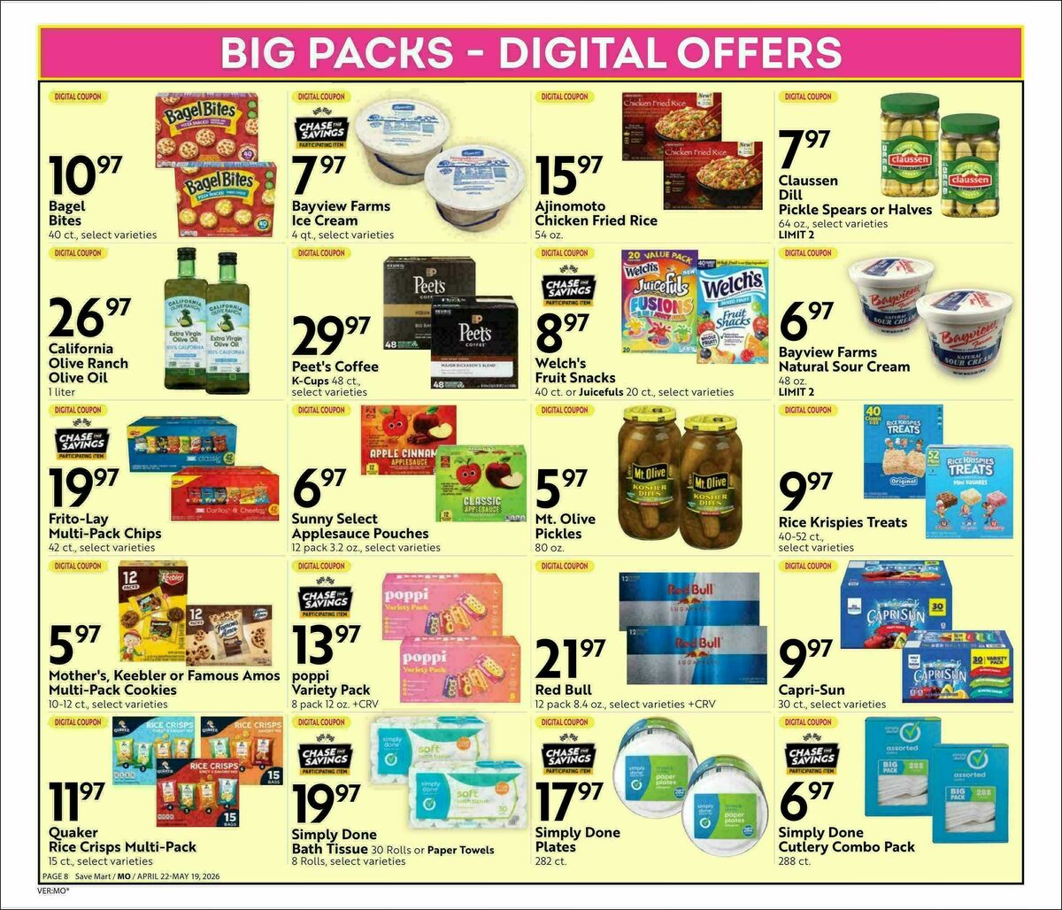 Save Mart Big Monthly Deals Weekly Ad from April 22
