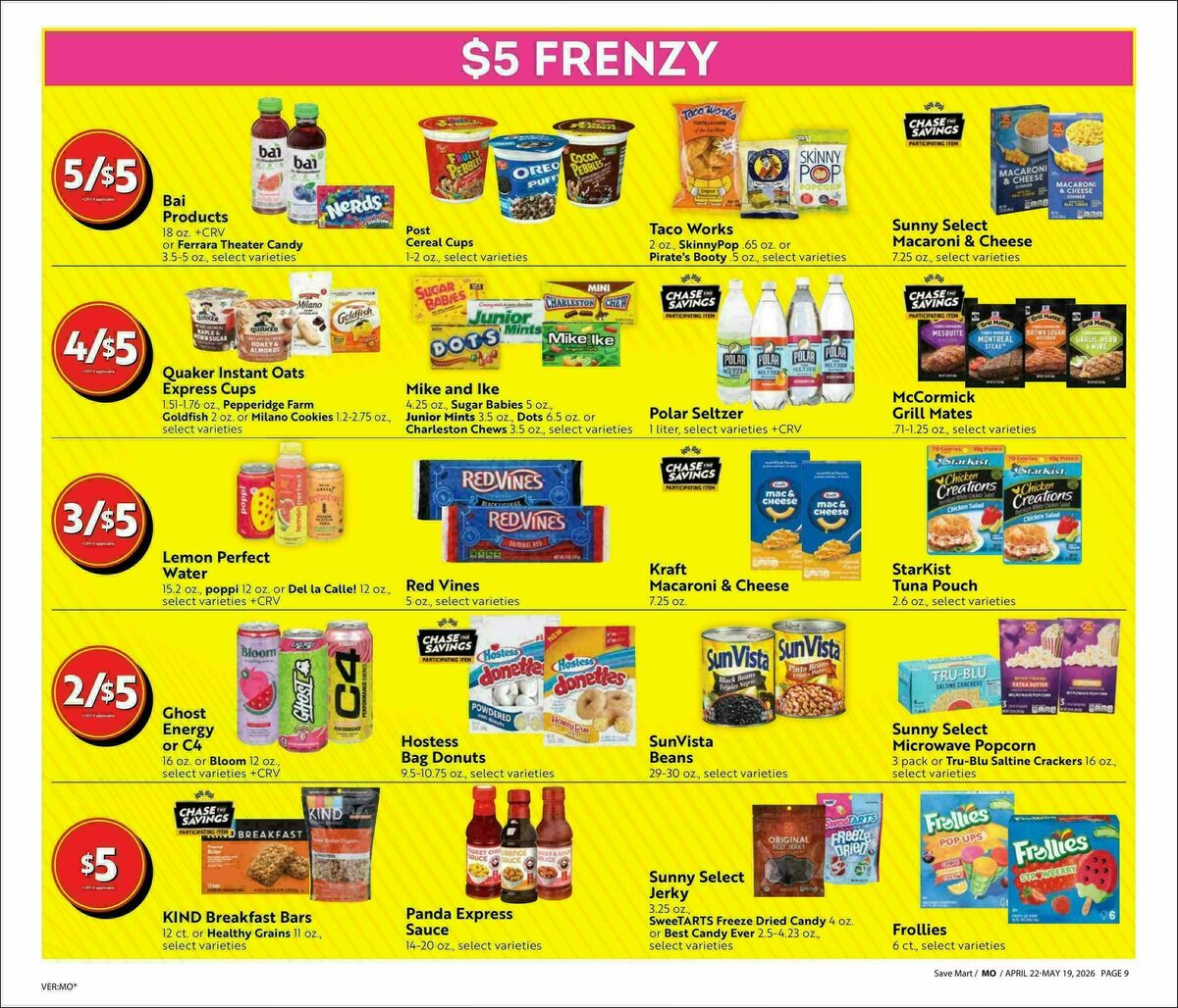 Save Mart Big Monthly Deals Weekly Ad from April 22