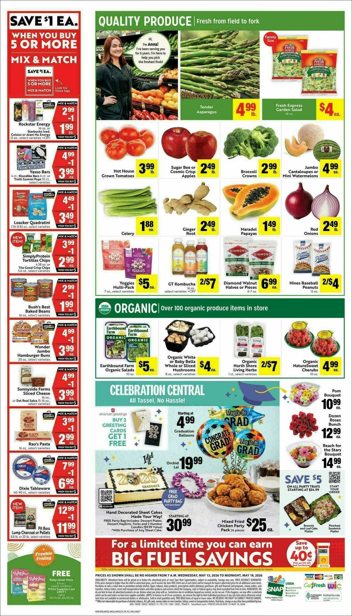 Save Mart Weekly Ad from May 13