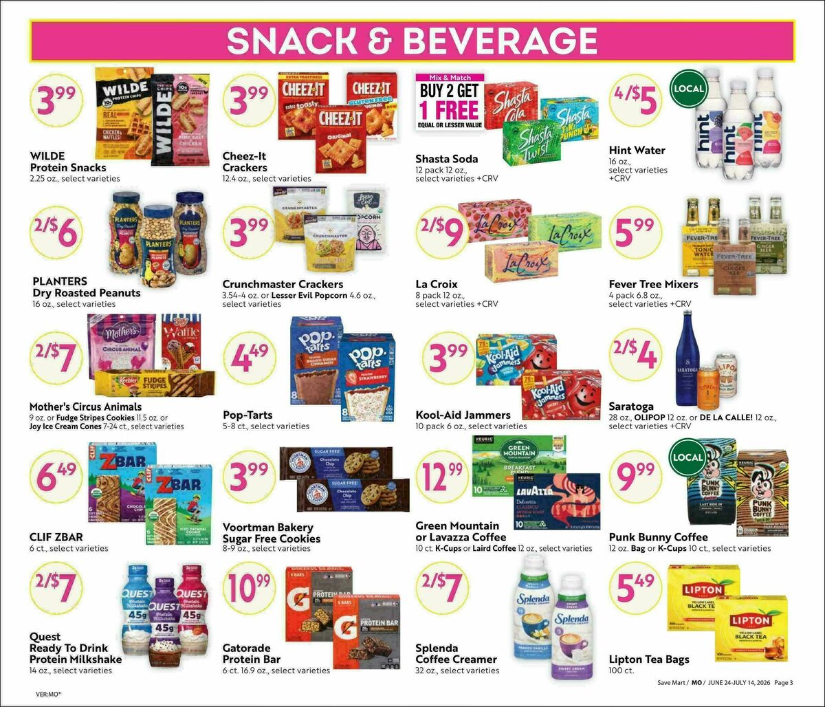 Save Mart Weekly Ad from June 24