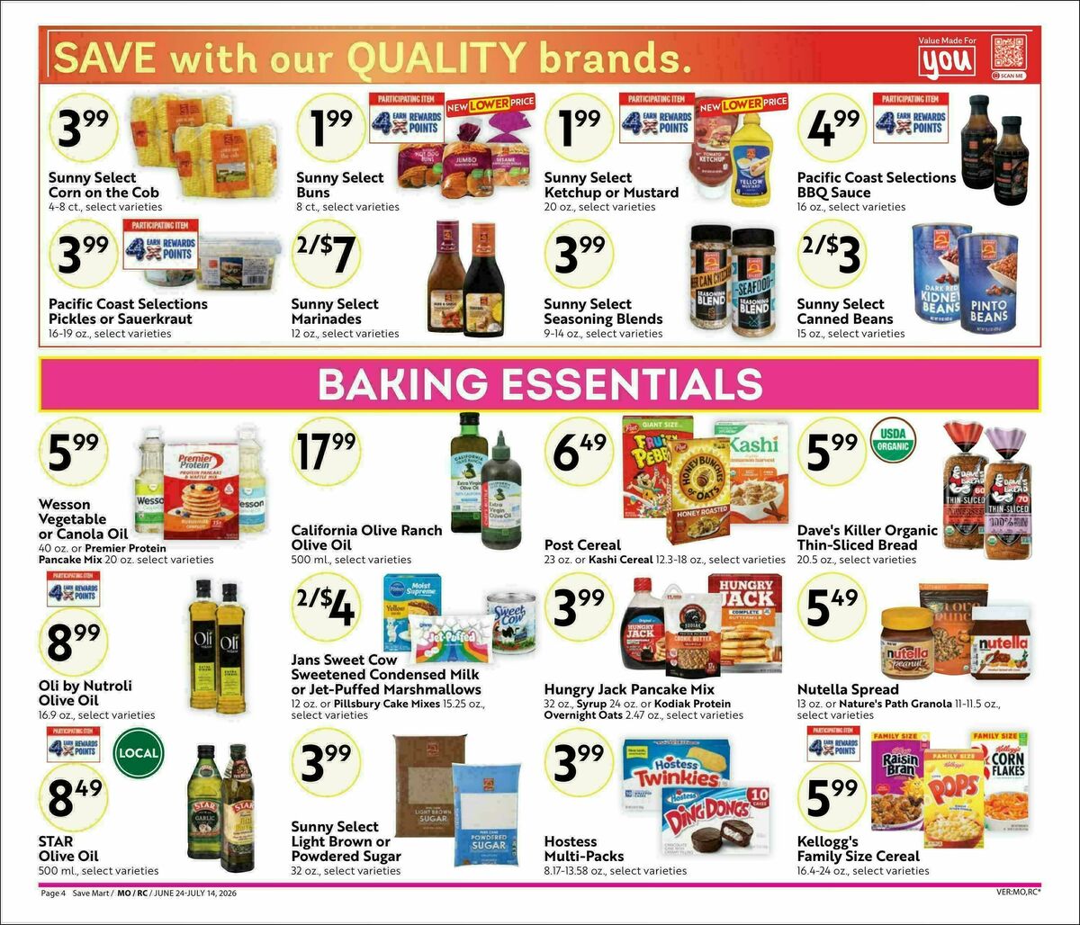 Save Mart Weekly Ad from June 24