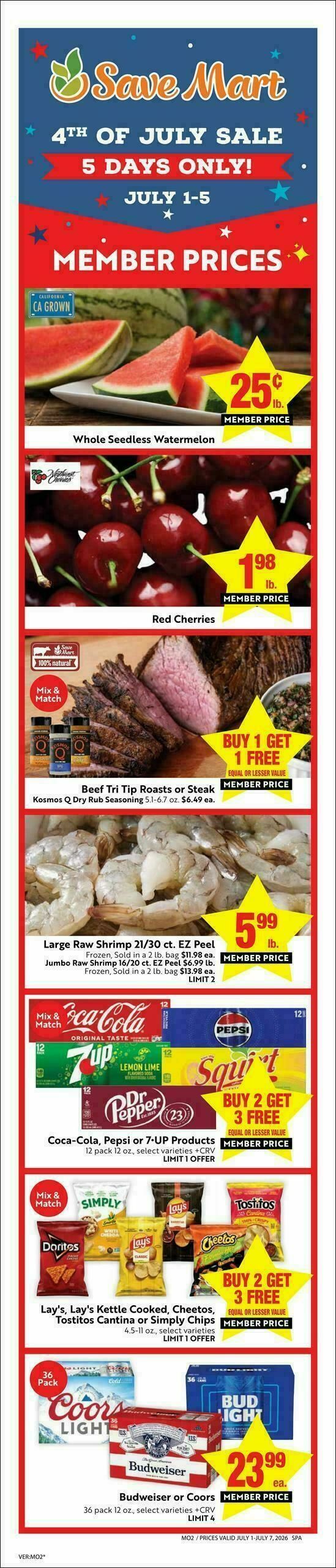 Save Mart Weekly Ad from July 1