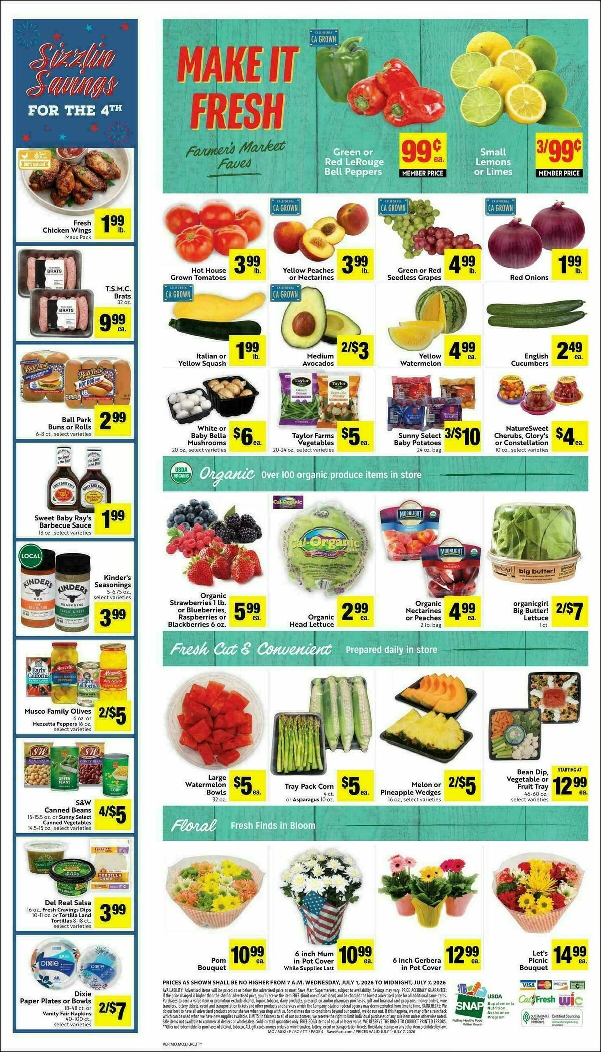 Save Mart Weekly Ad from July 1