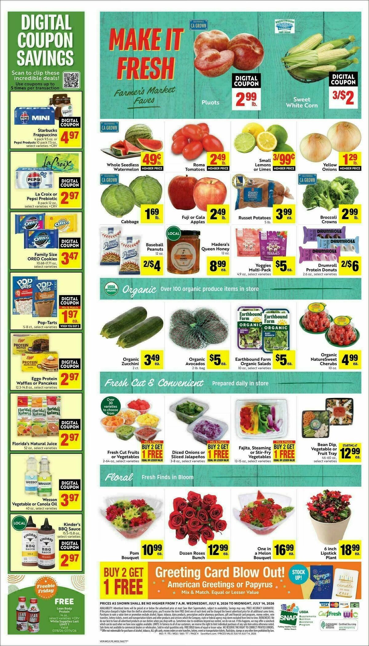 Save Mart Weekly Ad from July 8