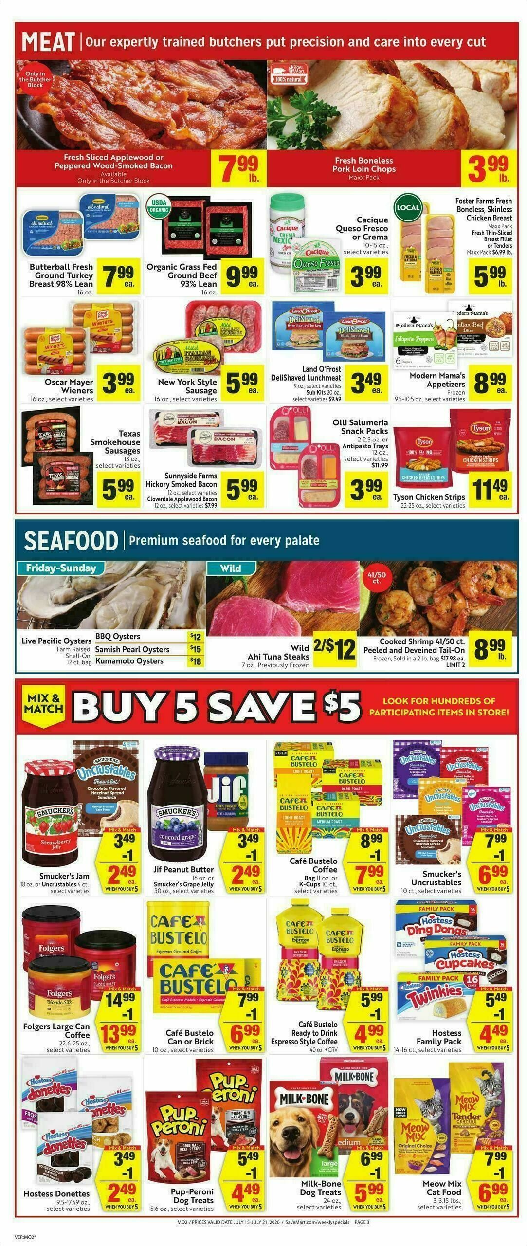 Save Mart Weekly Ad from July 15
