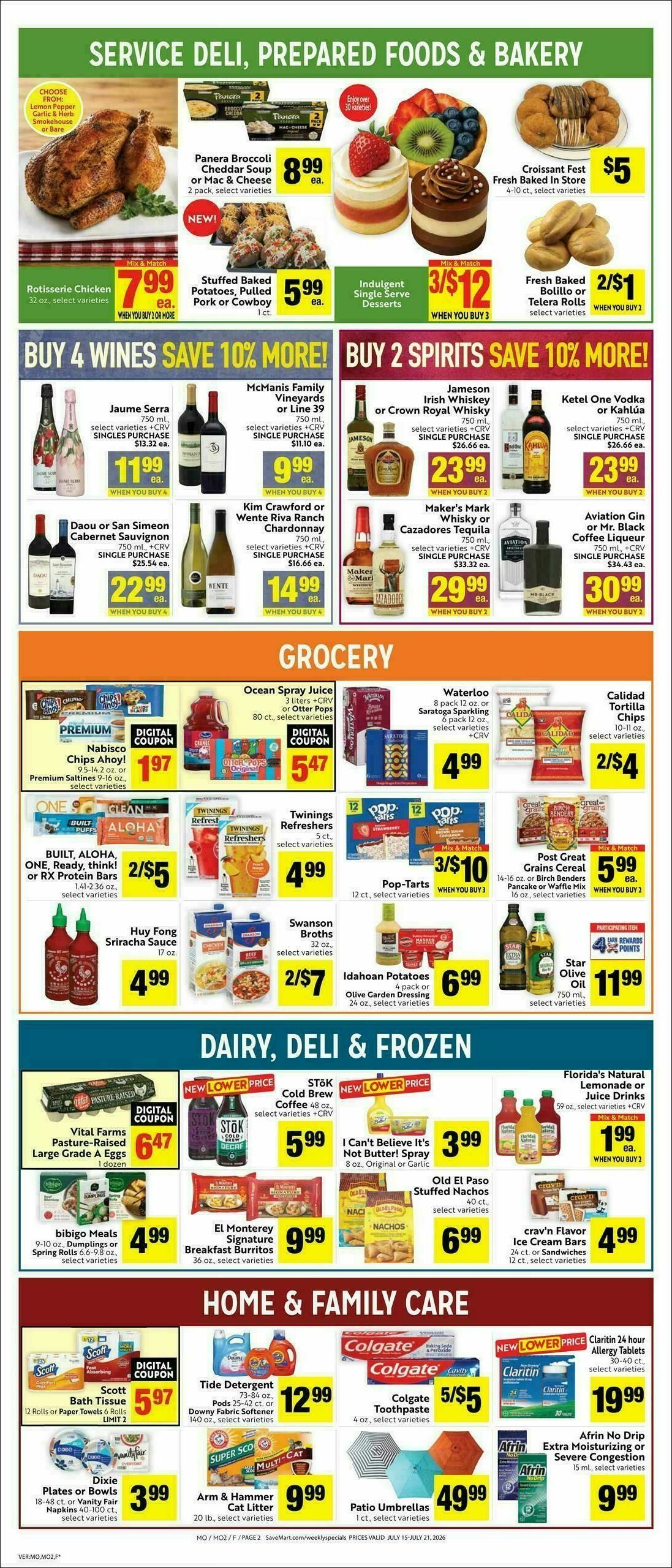 Save Mart Weekly Ad from July 15