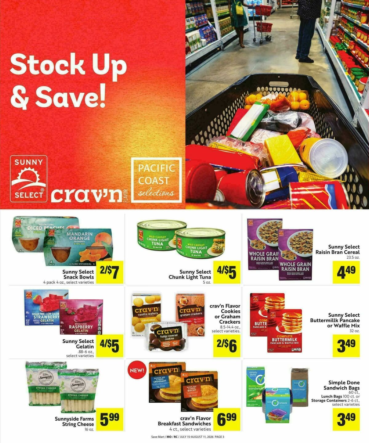 Save Mart Save Even More Weekly Ad from July 15