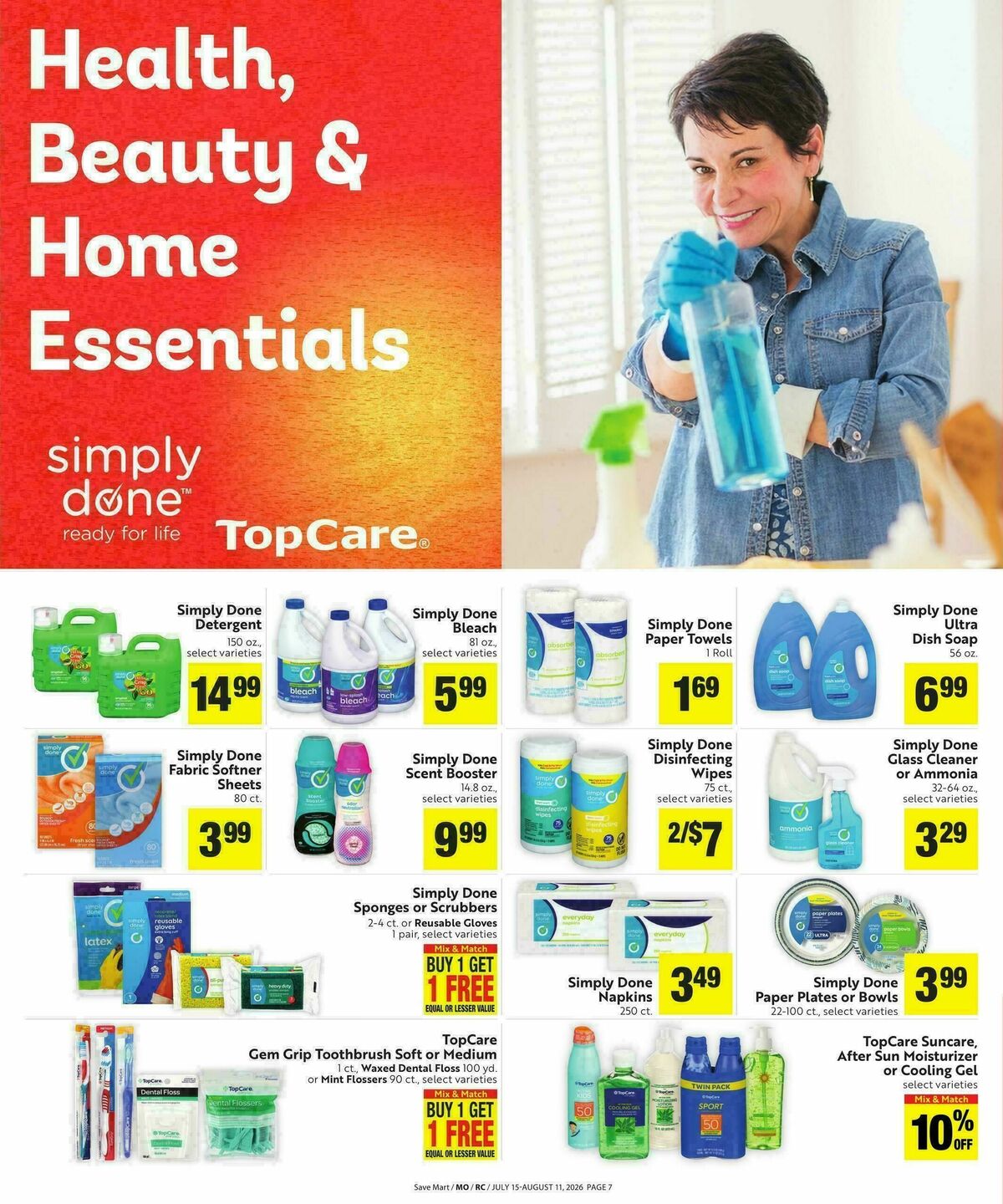 Save Mart Save Even More Weekly Ad from July 15