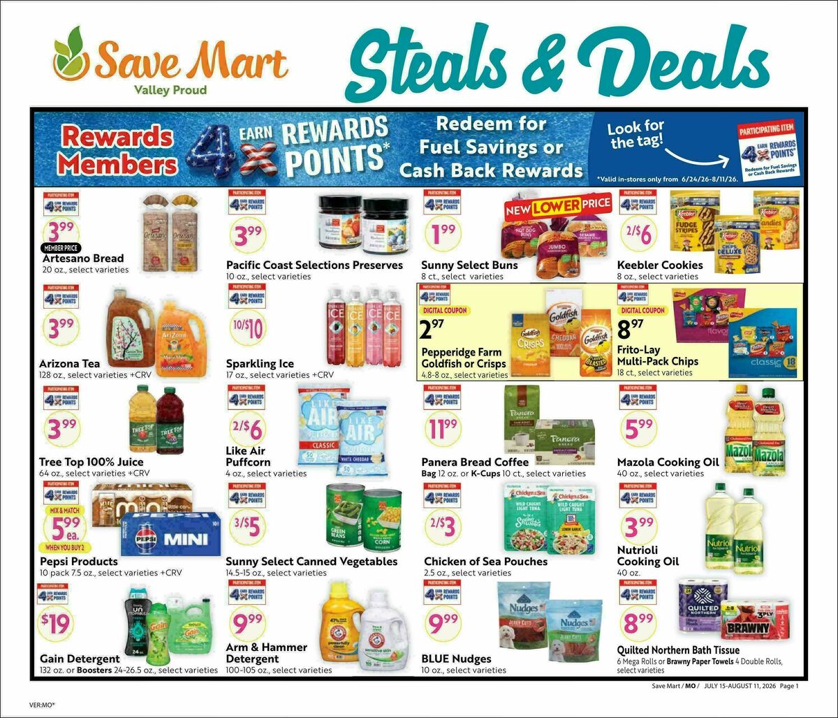 Save Mart Weekly Ad from July 15