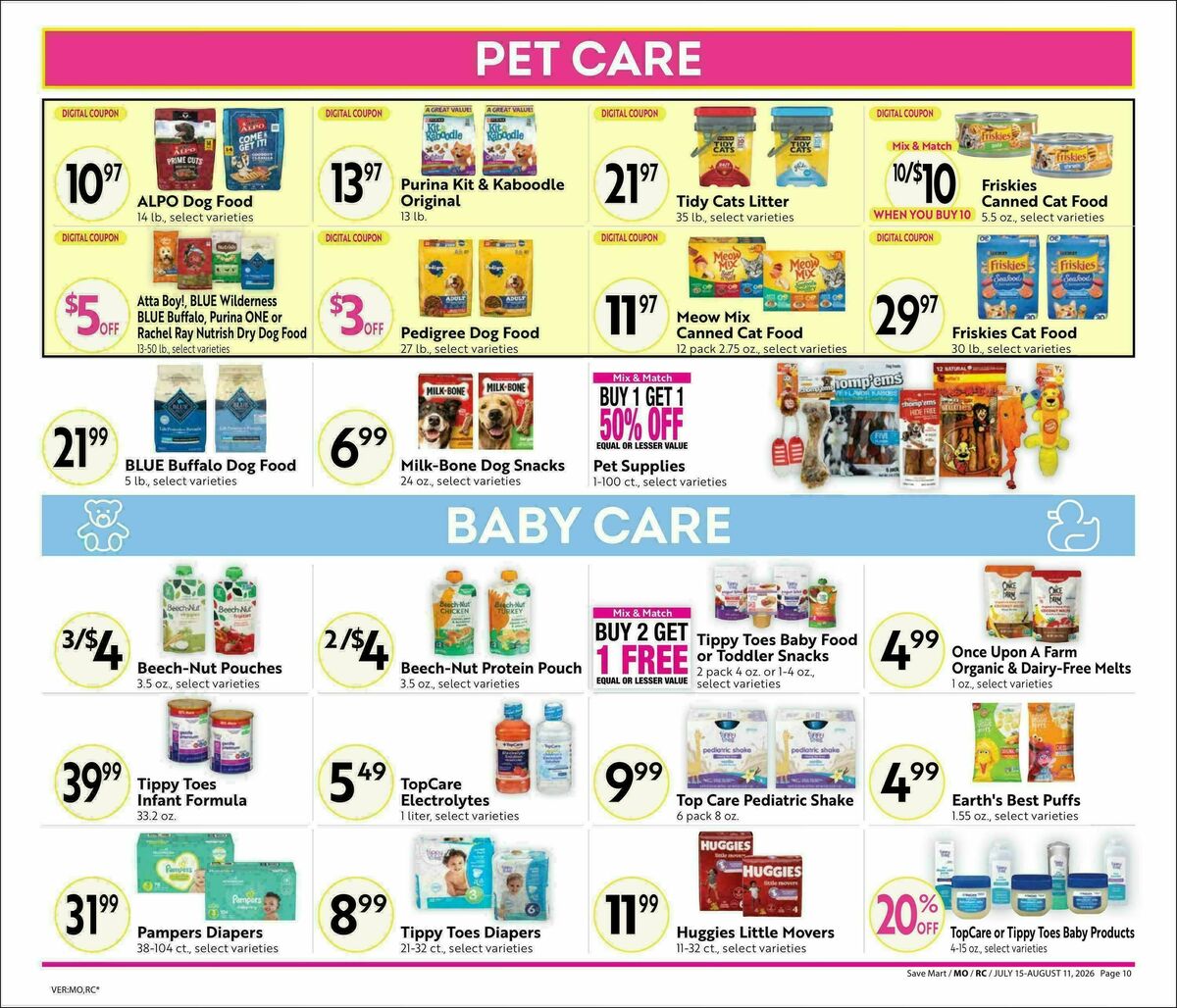 Save Mart Weekly Ad from July 15