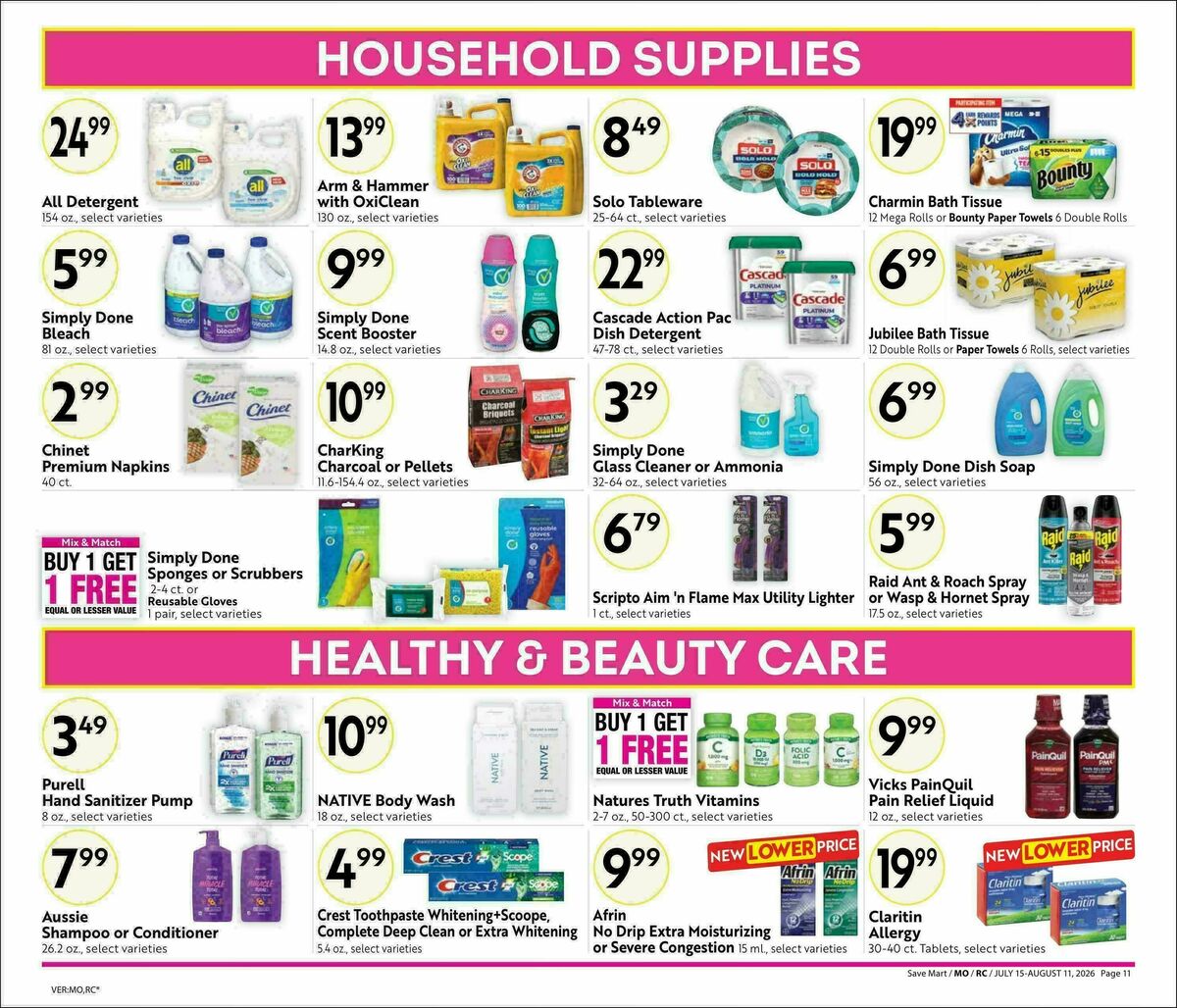 Save Mart Weekly Ad from July 15