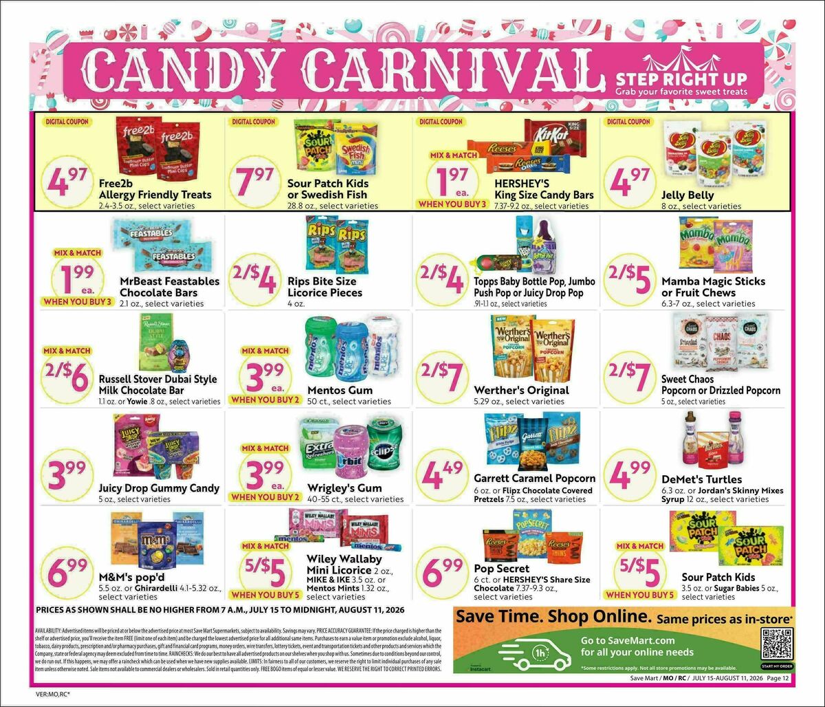 Save Mart Weekly Ad from July 15