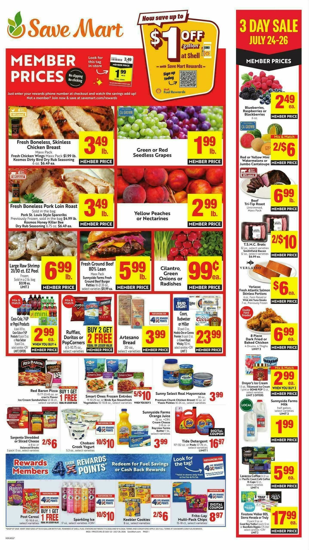 Save Mart Weekly Ad from July 22
