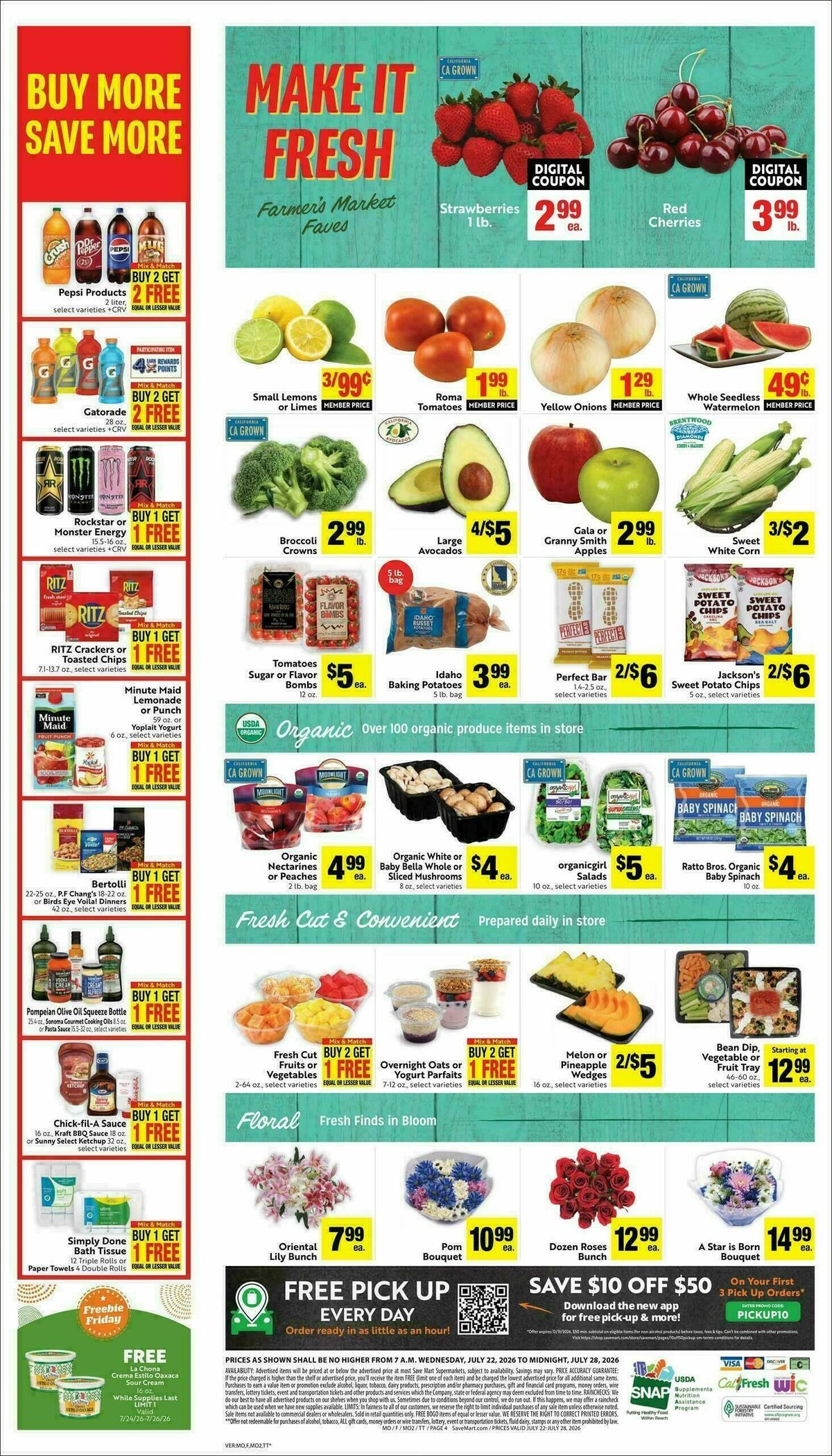 Save Mart Weekly Ad from July 22