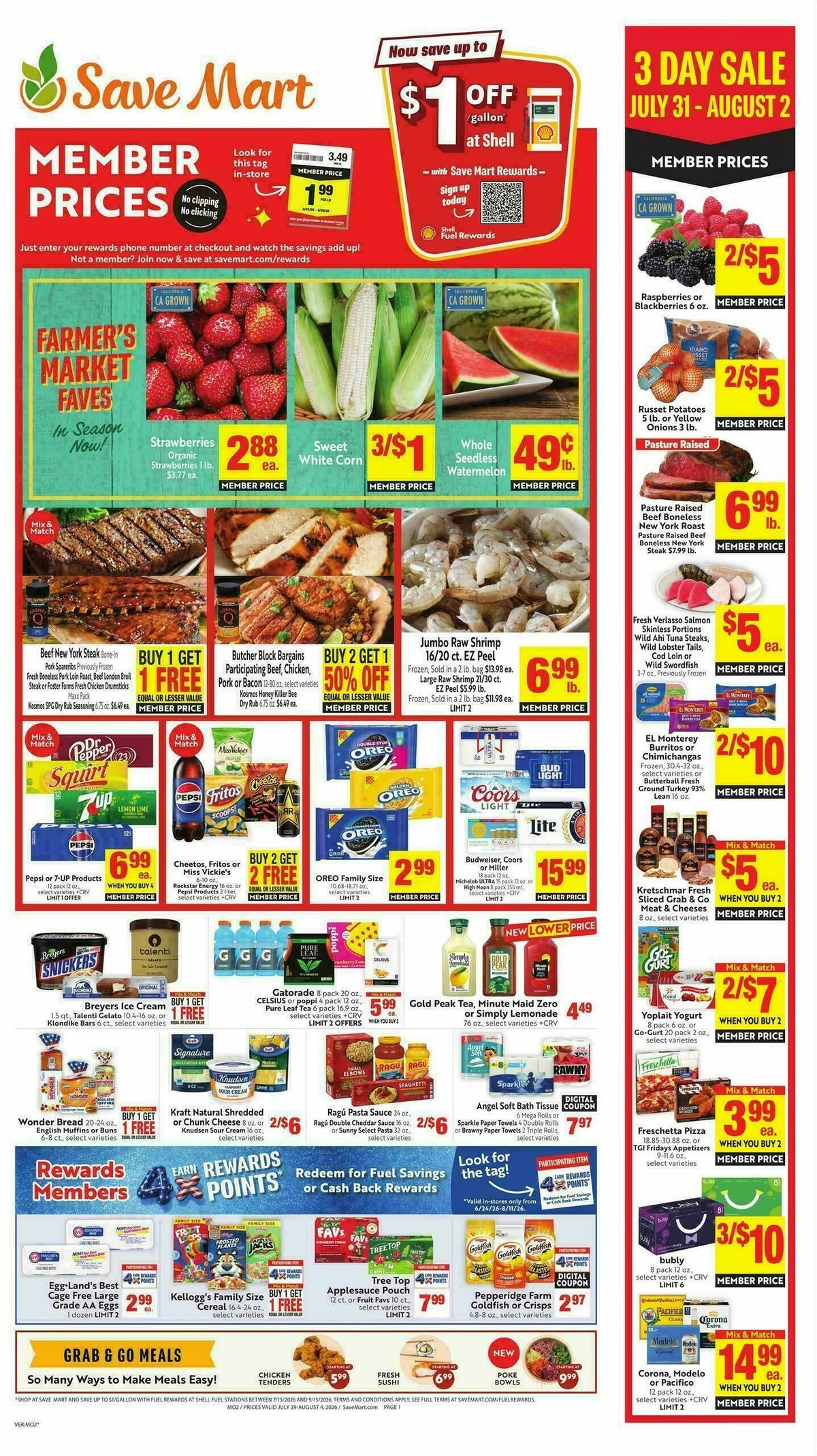 Save Mart Weekly Ad from July 29