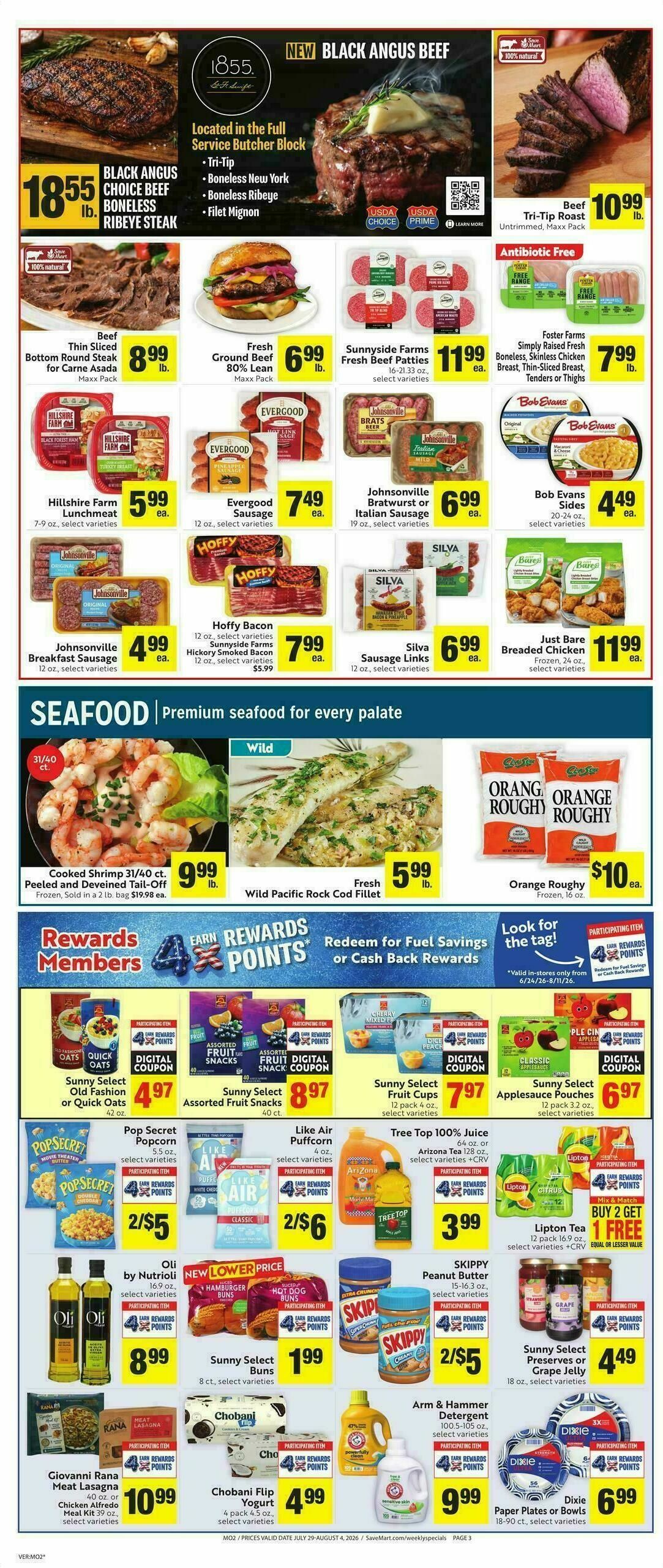Save Mart Weekly Ad from July 29