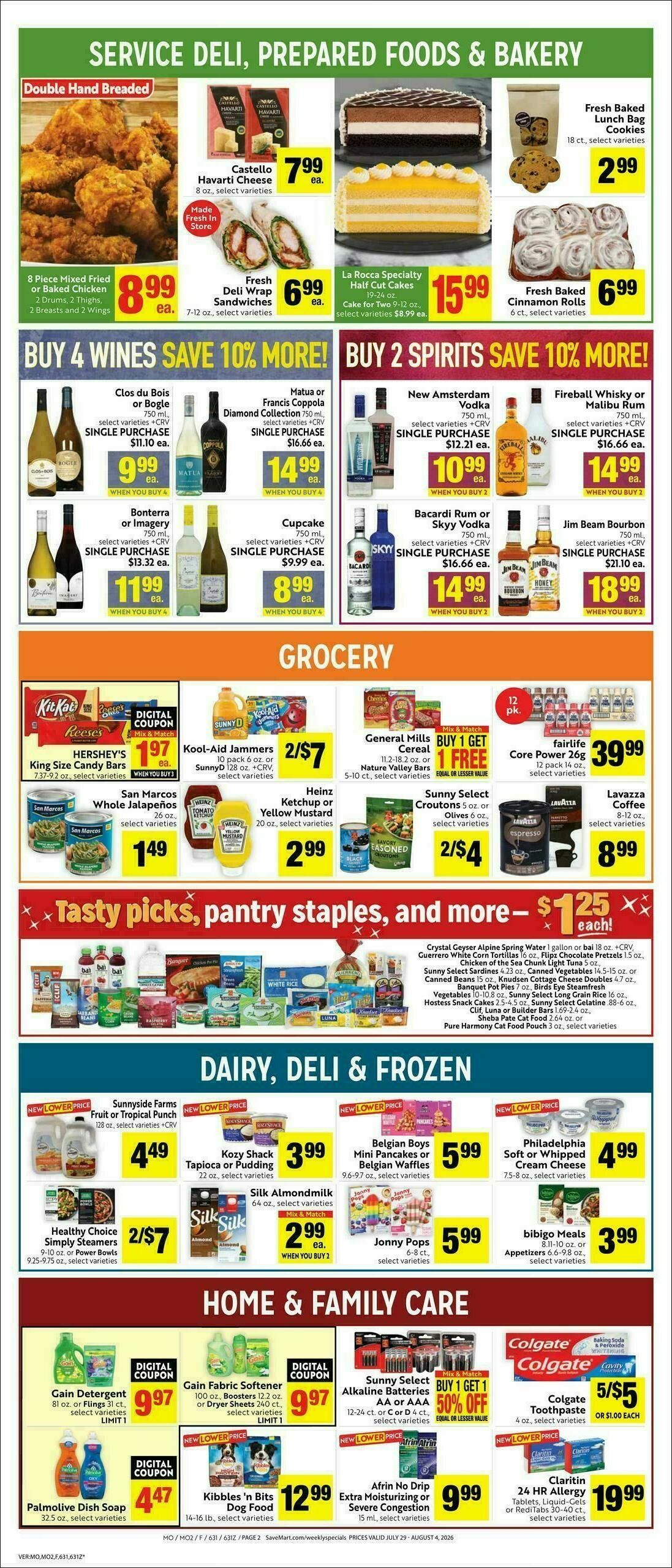 Save Mart Weekly Ad from July 29