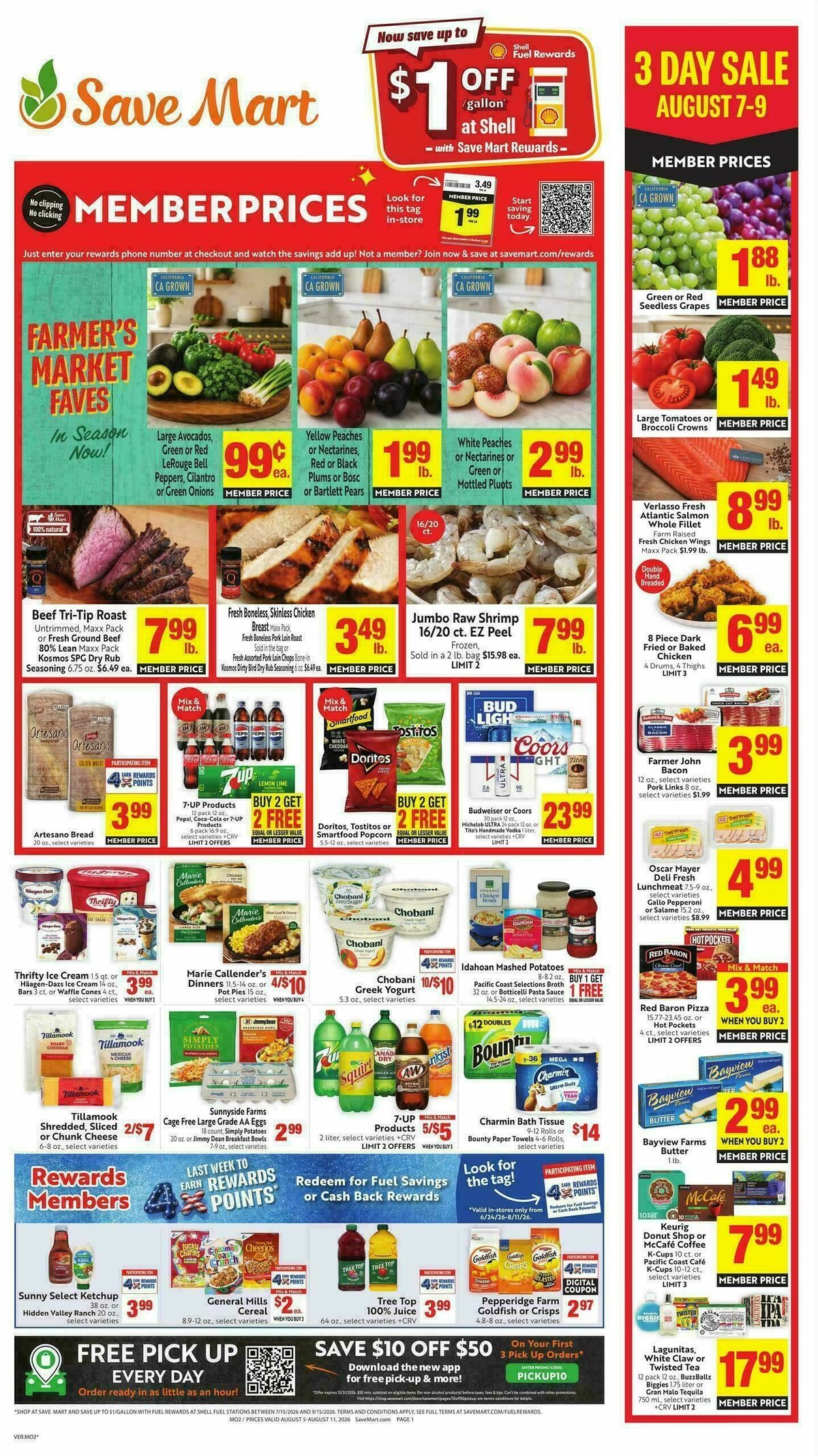 Save Mart Weekly Ad from August 5