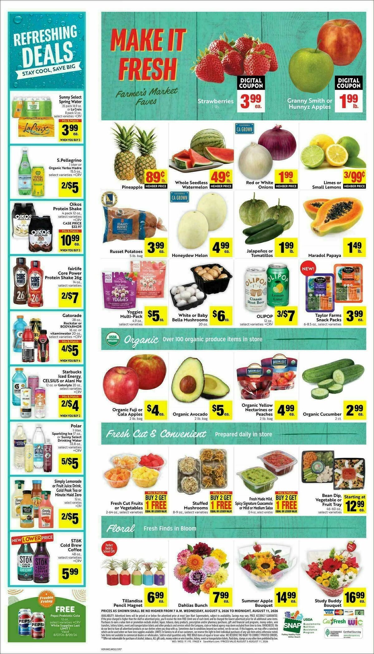 Save Mart Weekly Ad from August 5