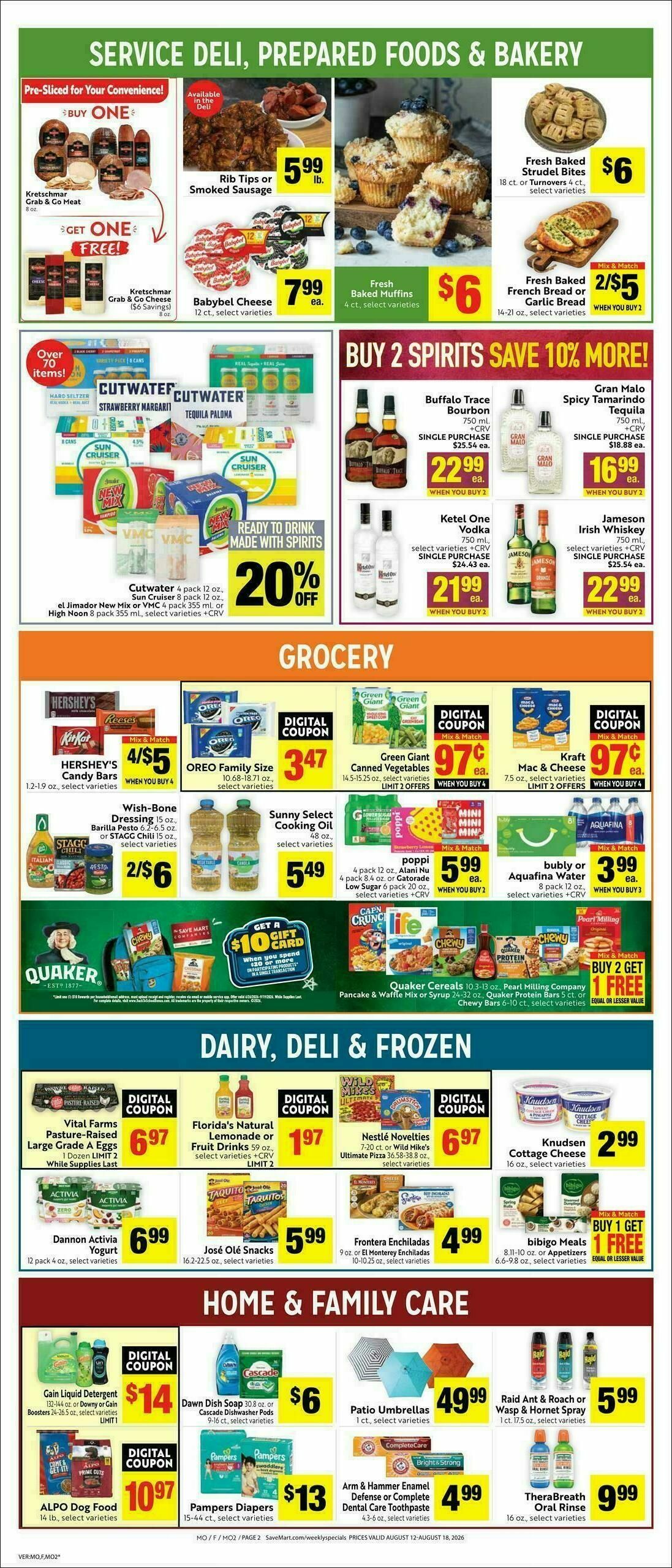 Save Mart Weekly Ad from August 12
