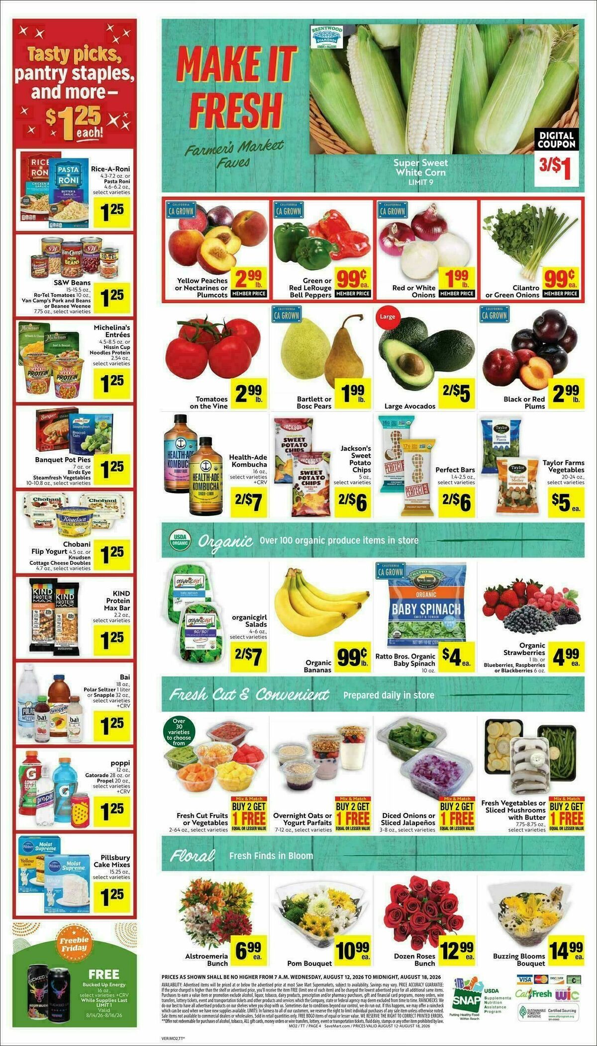 Save Mart Weekly Ad from August 12