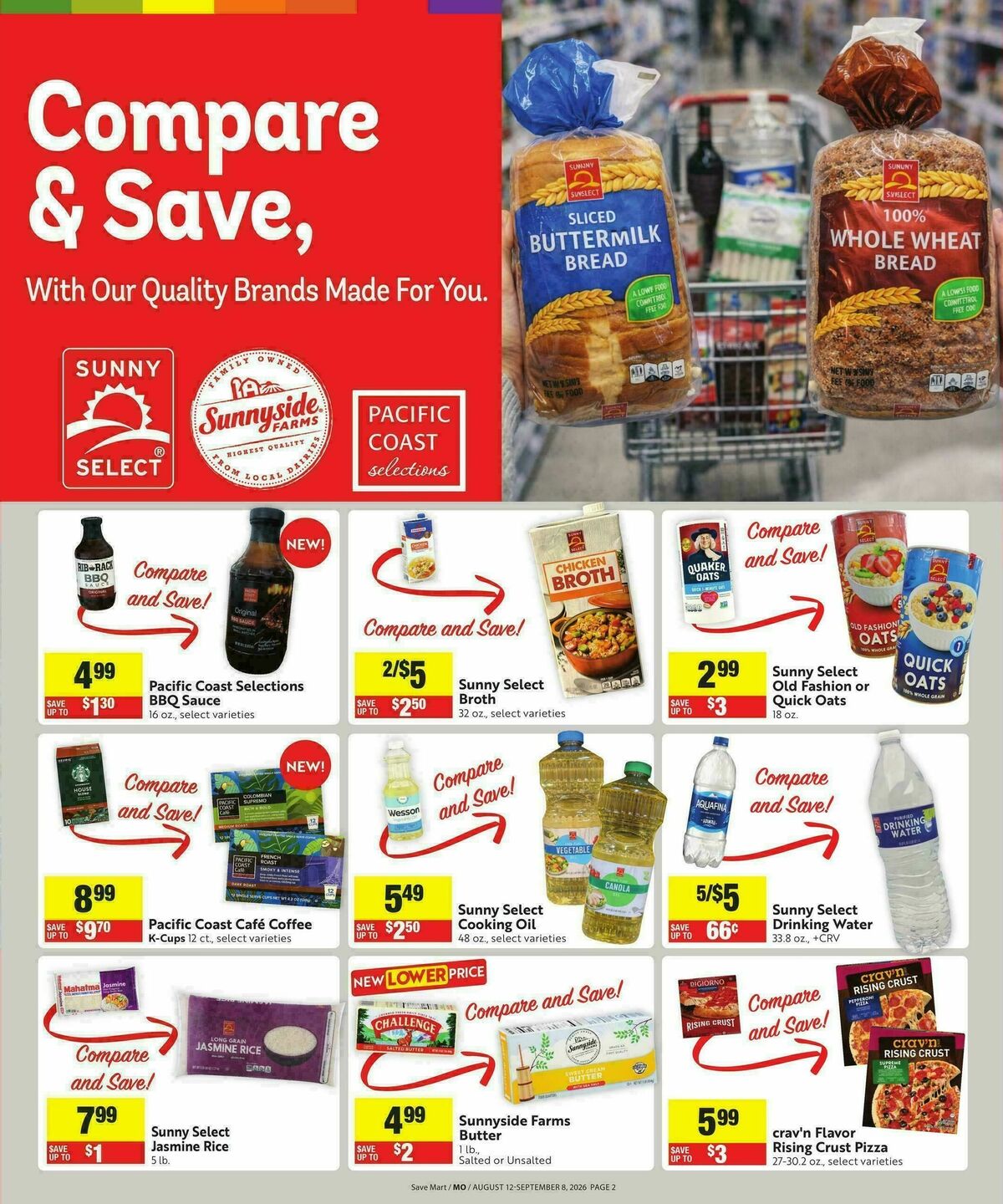 Save Mart Save Even More Weekly Ad from August 12