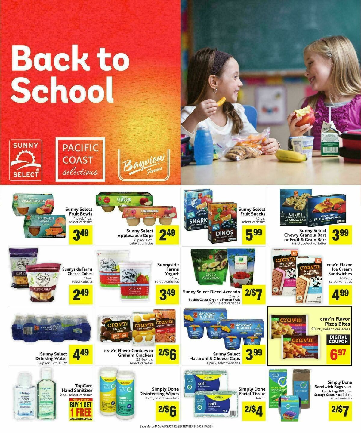 Save Mart Save Even More Weekly Ad from August 12