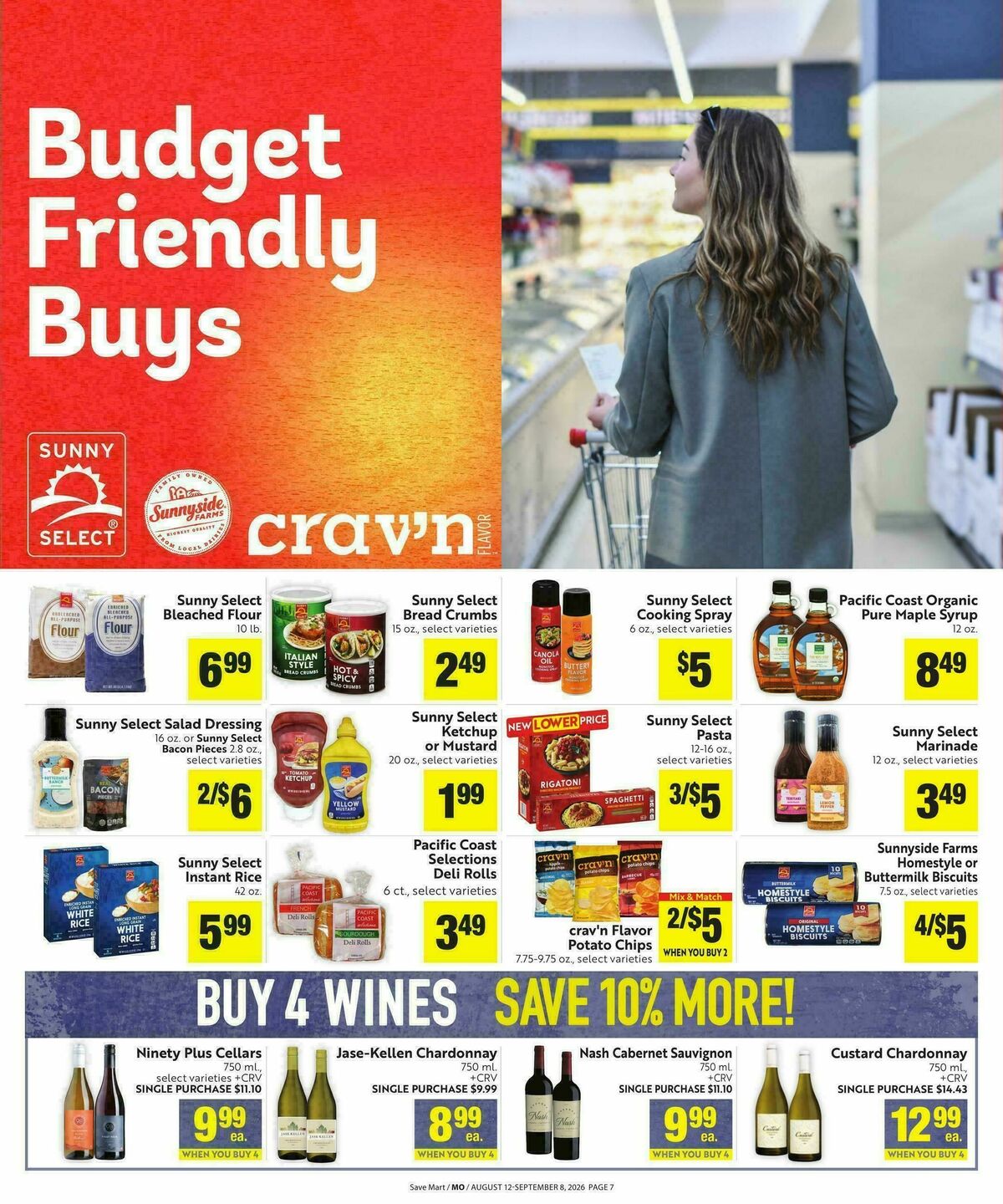 Save Mart Save Even More Weekly Ad from August 12