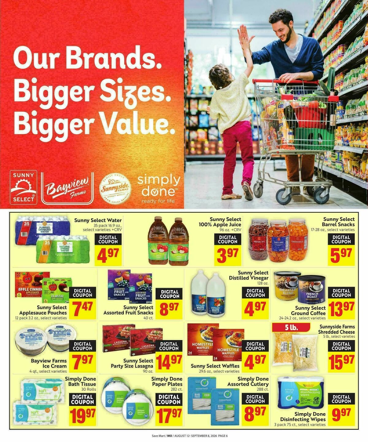 Save Mart Save Even More Weekly Ad from August 12