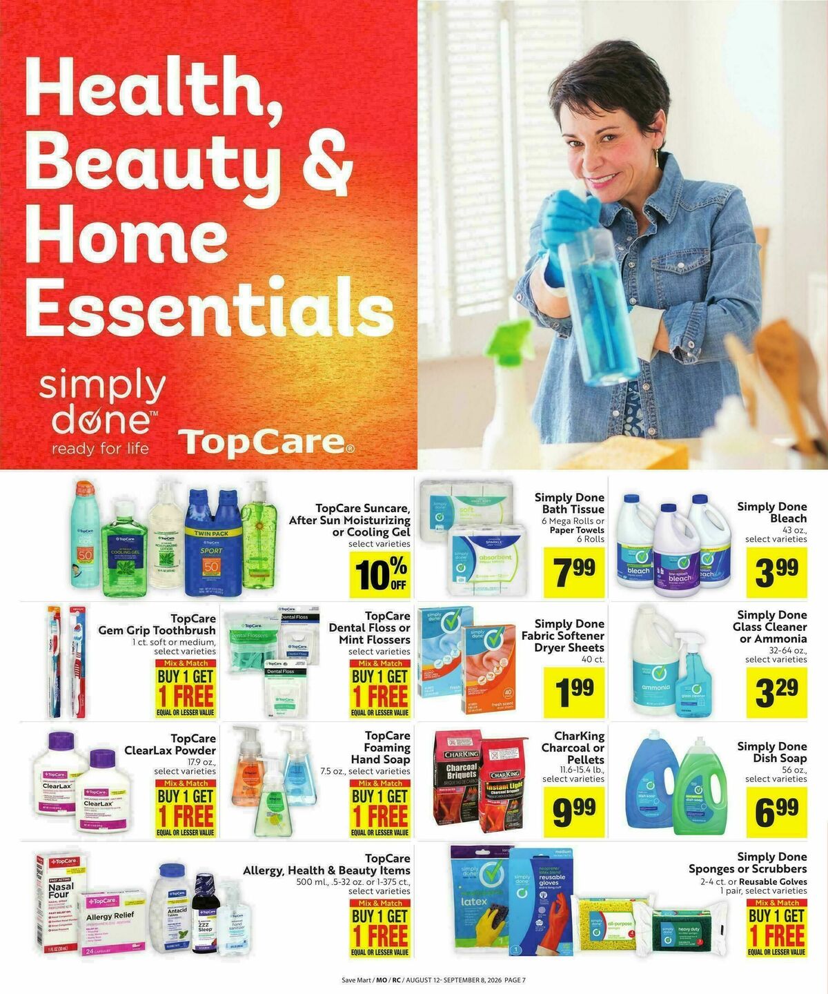 Save Mart Save Even More Weekly Ad from August 12