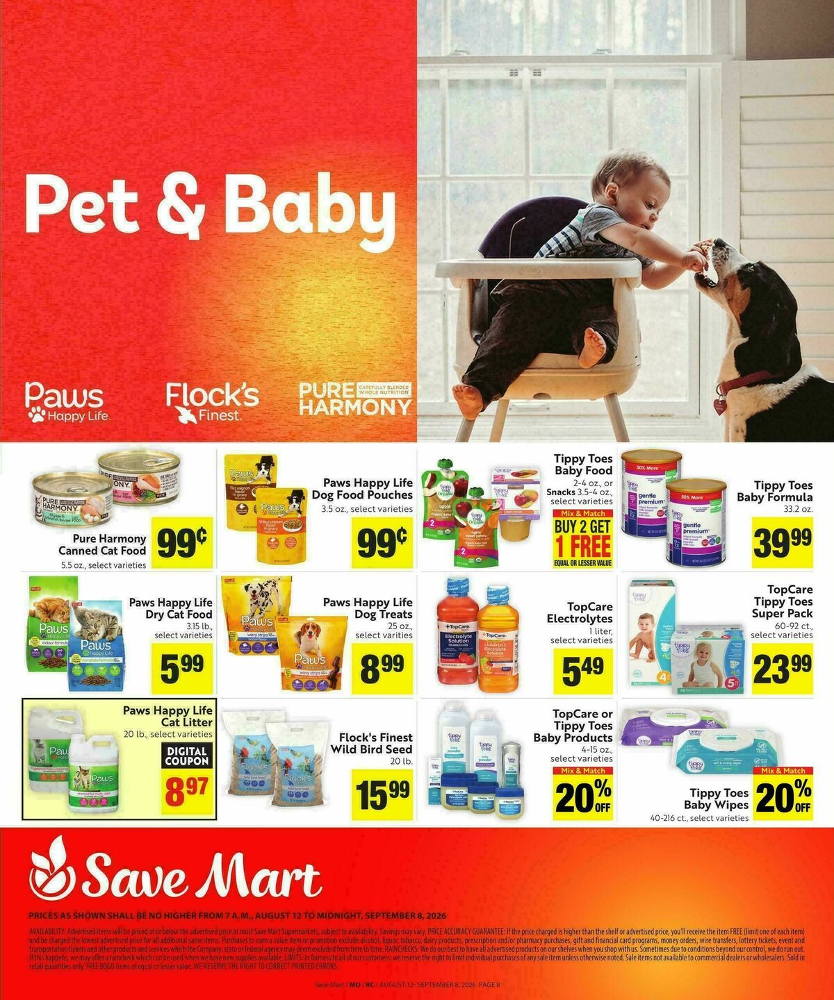 Save Mart Save Even More Weekly Ad from August 12