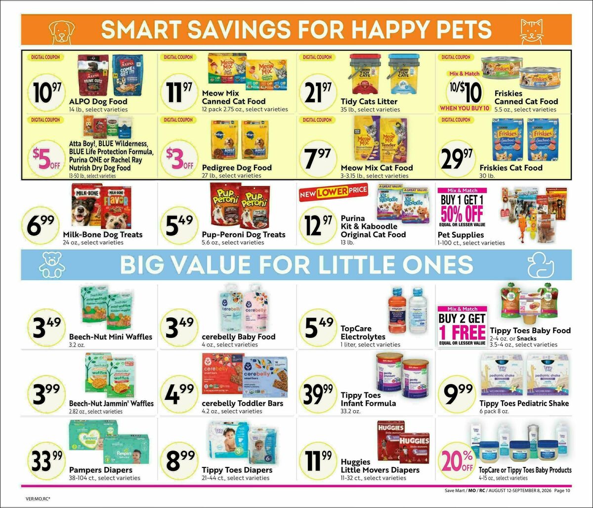 Save Mart Weekly Ad from August 12