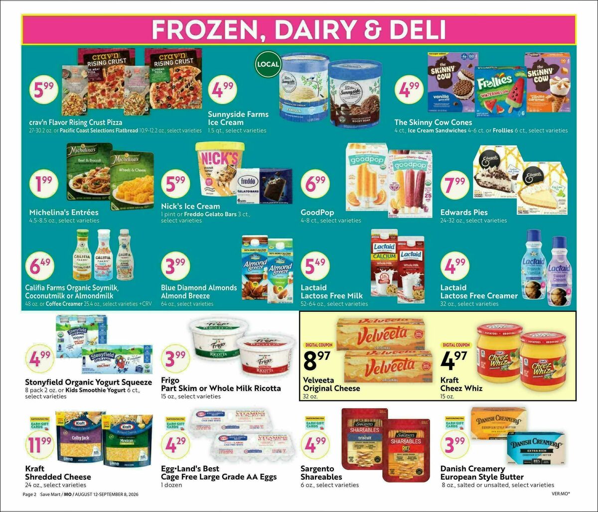 Save Mart Weekly Ad from August 12