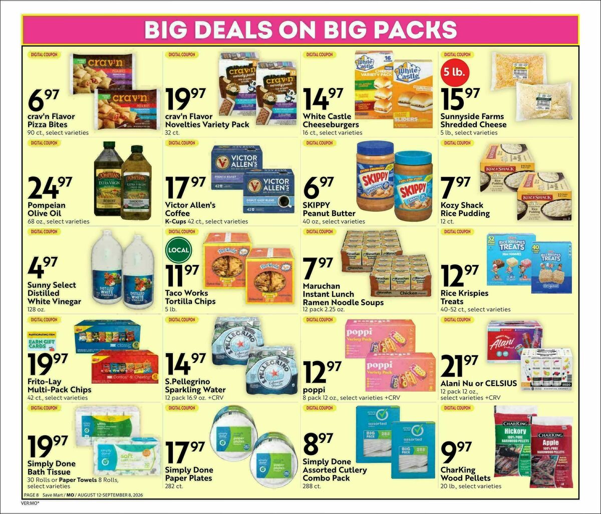 Save Mart Weekly Ad from August 12