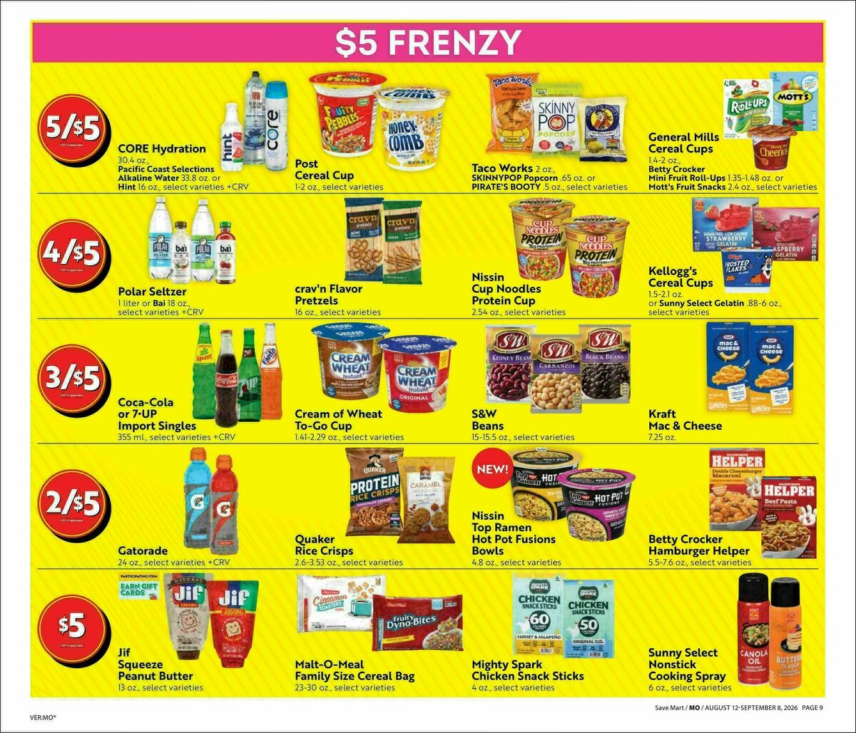 Save Mart Weekly Ad from August 12