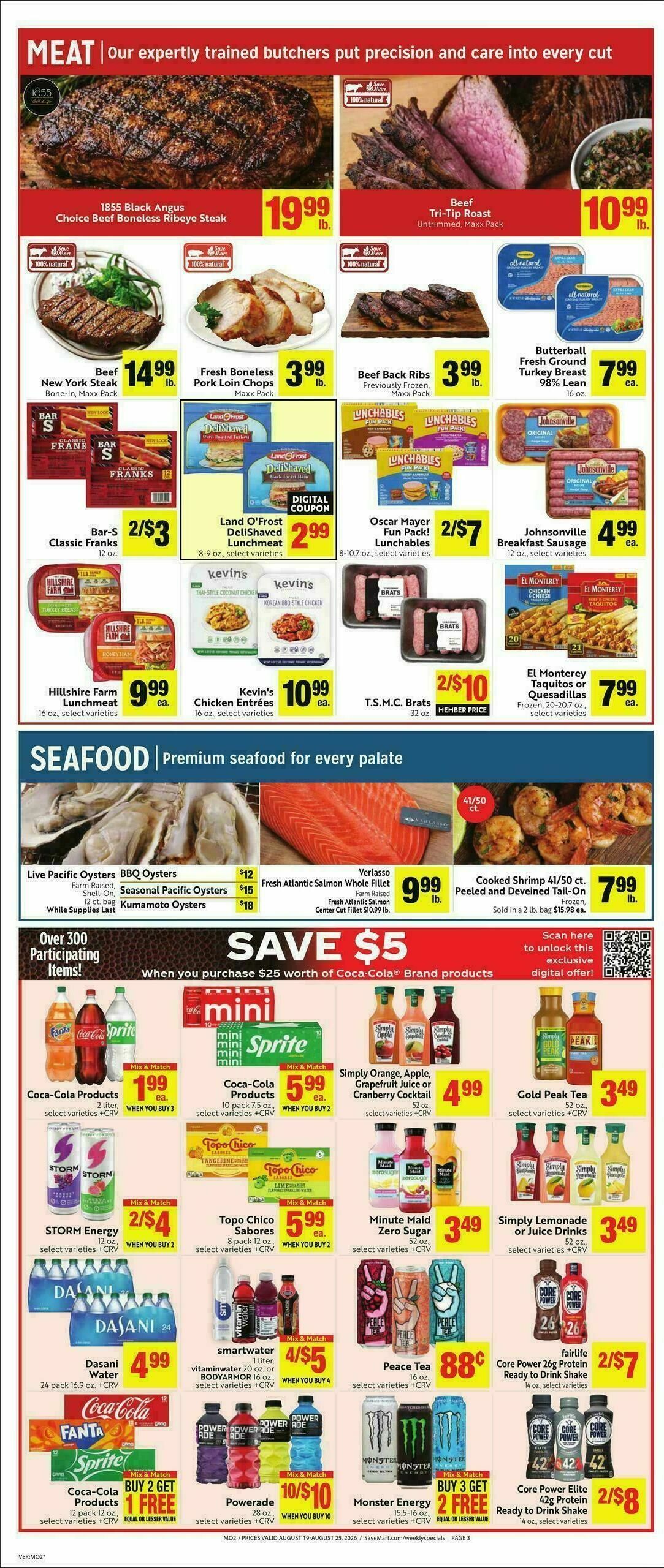 Save Mart Weekly Ad from August 19