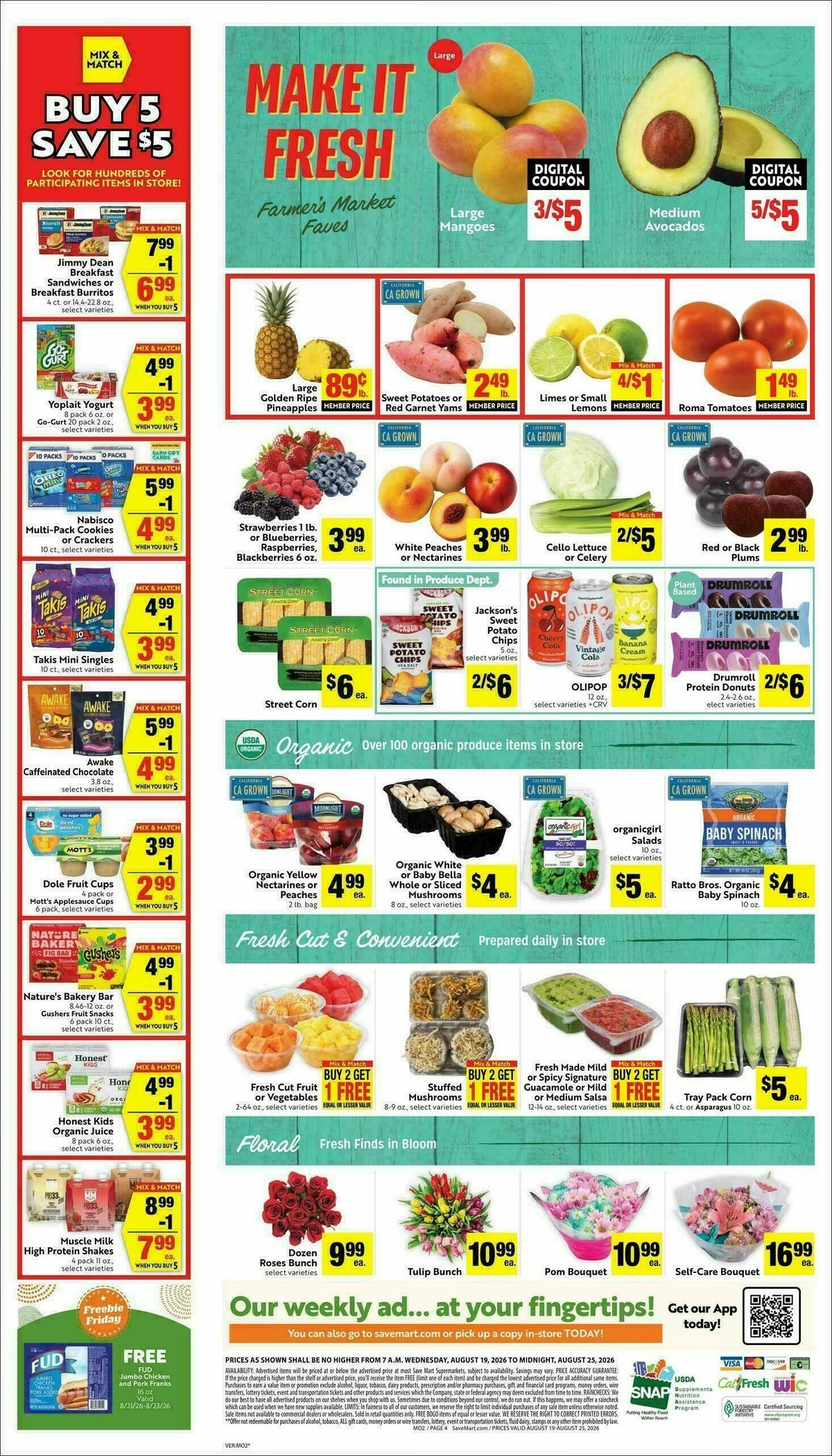 Save Mart Weekly Ad from August 19