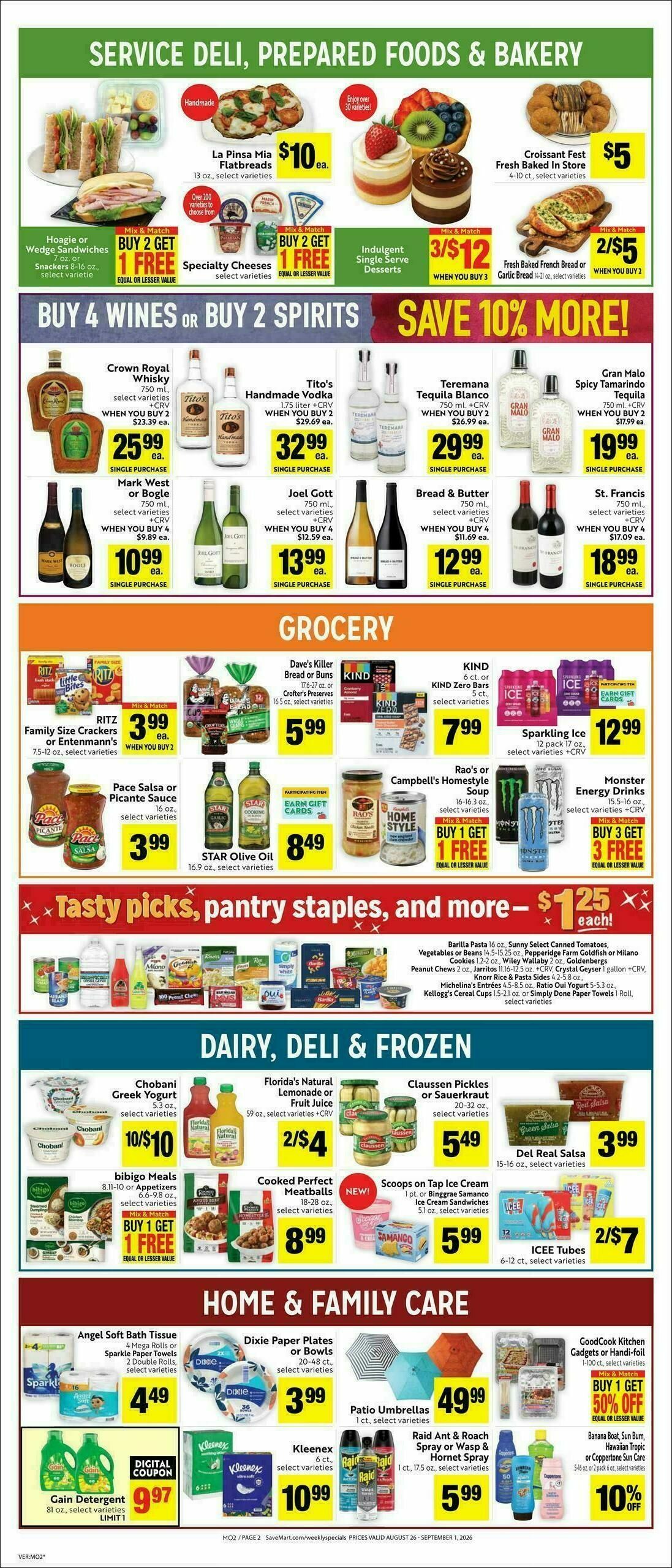 Save Mart Weekly Ad from August 26