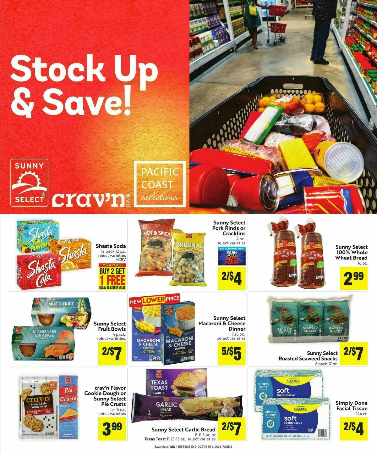Save Mart Our Brands Weekly Ad from September 9
