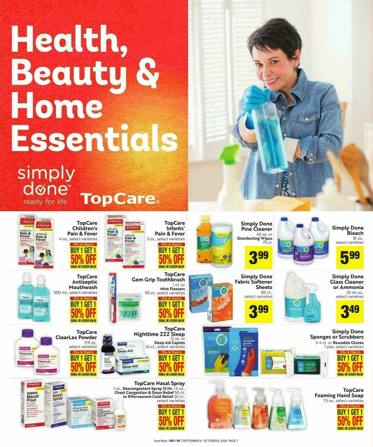 Save Mart Our Brands Weekly Ad from September 9