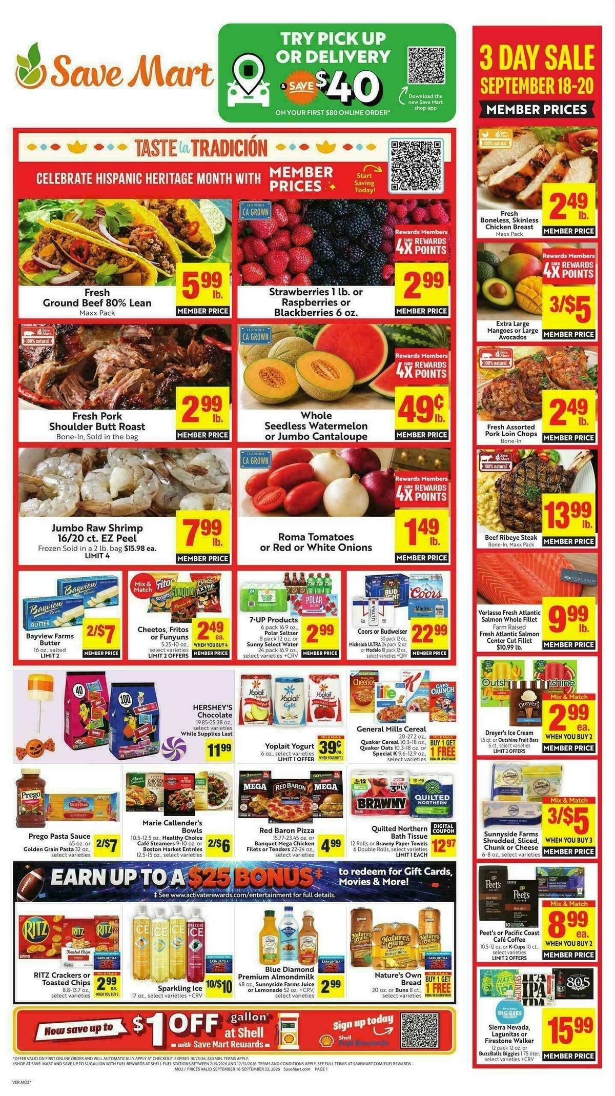 Save Mart Weekly Ad from September 16