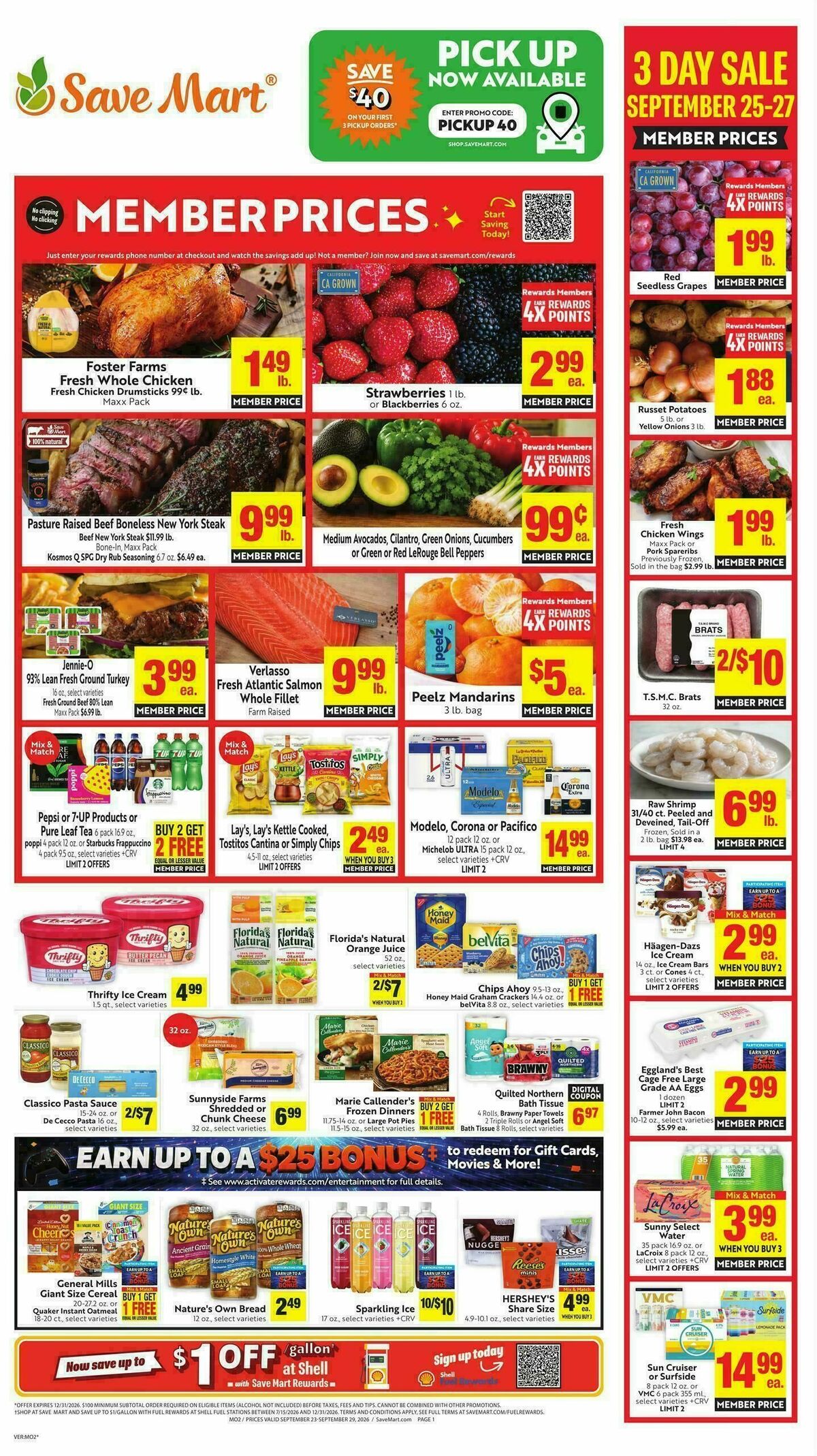Save Mart Weekly Ad from September 23