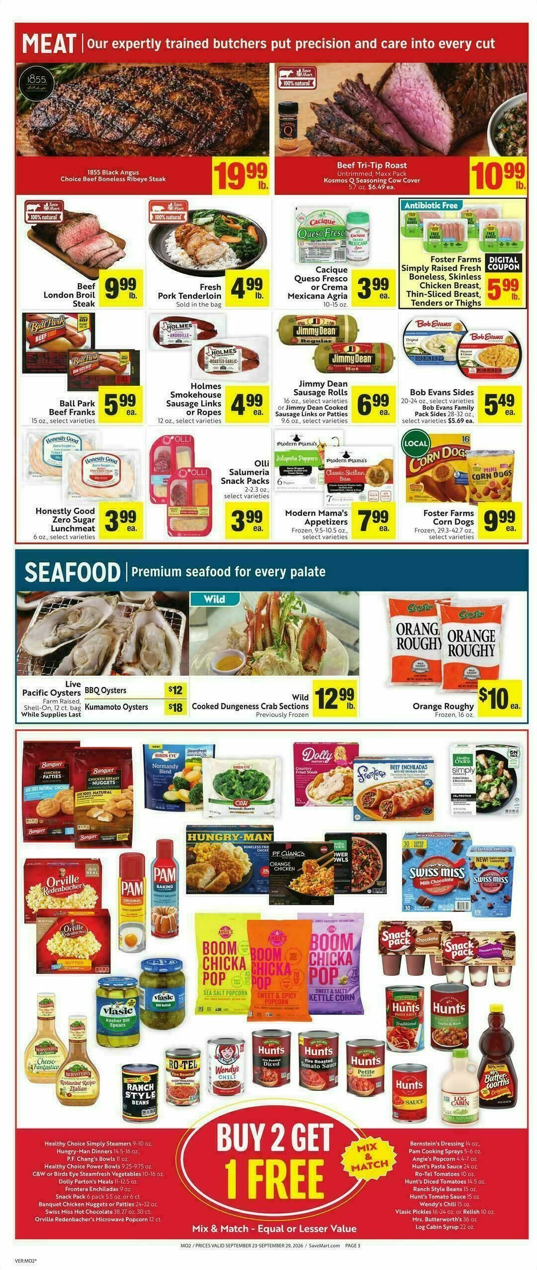 Save Mart Weekly Ad from September 23