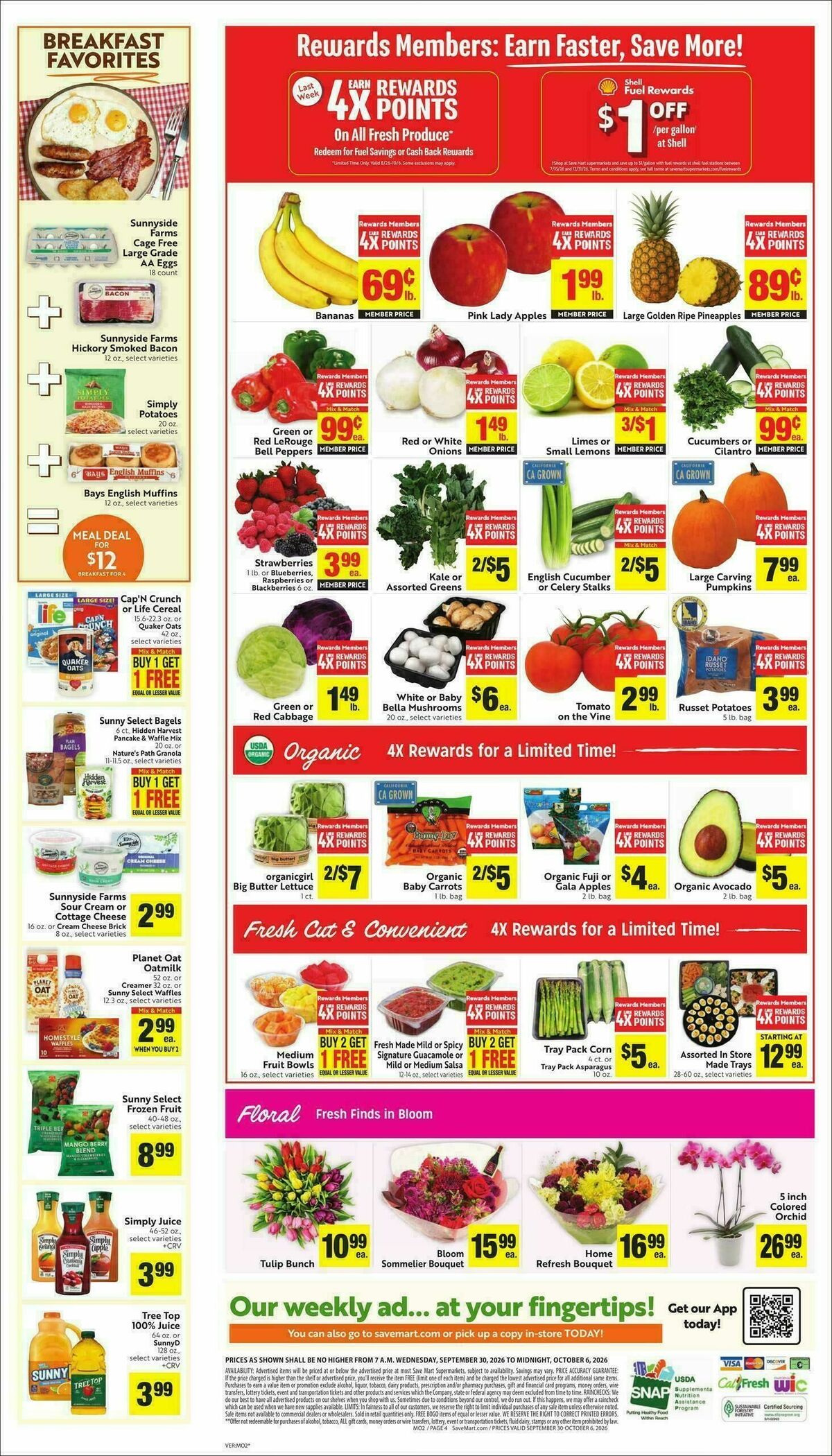 Save Mart Weekly Ad from September 30