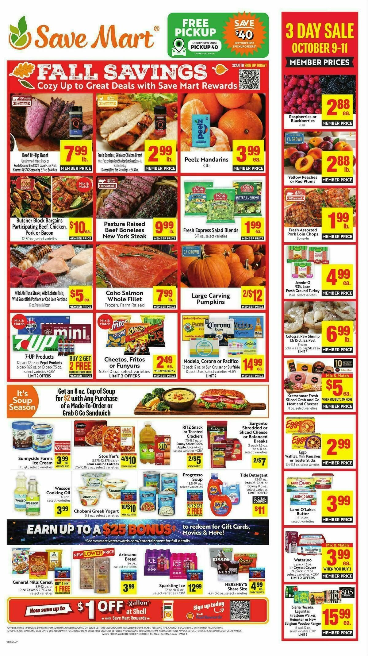 Save Mart Weekly Ad from October 7