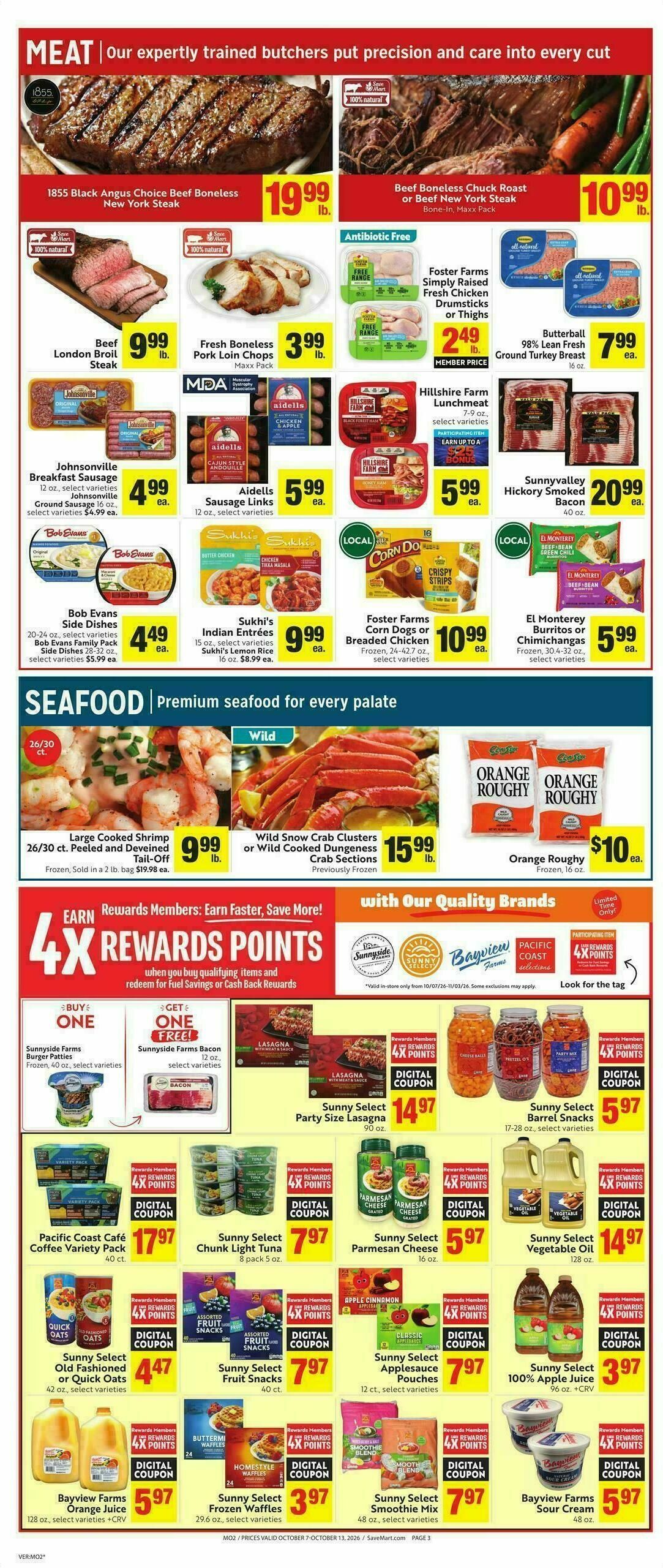 Save Mart Weekly Ad from October 7