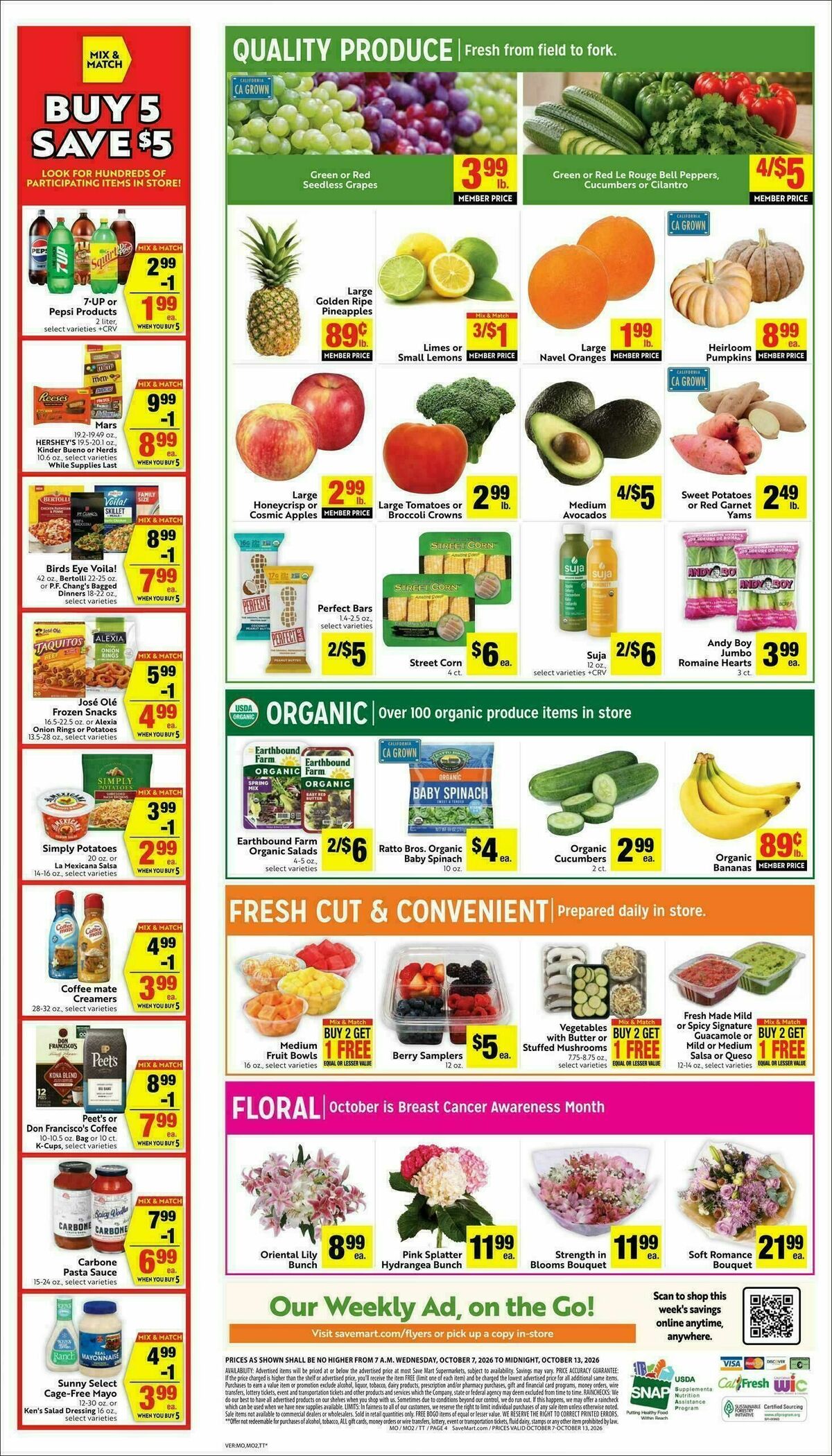 Save Mart Weekly Ad from October 7