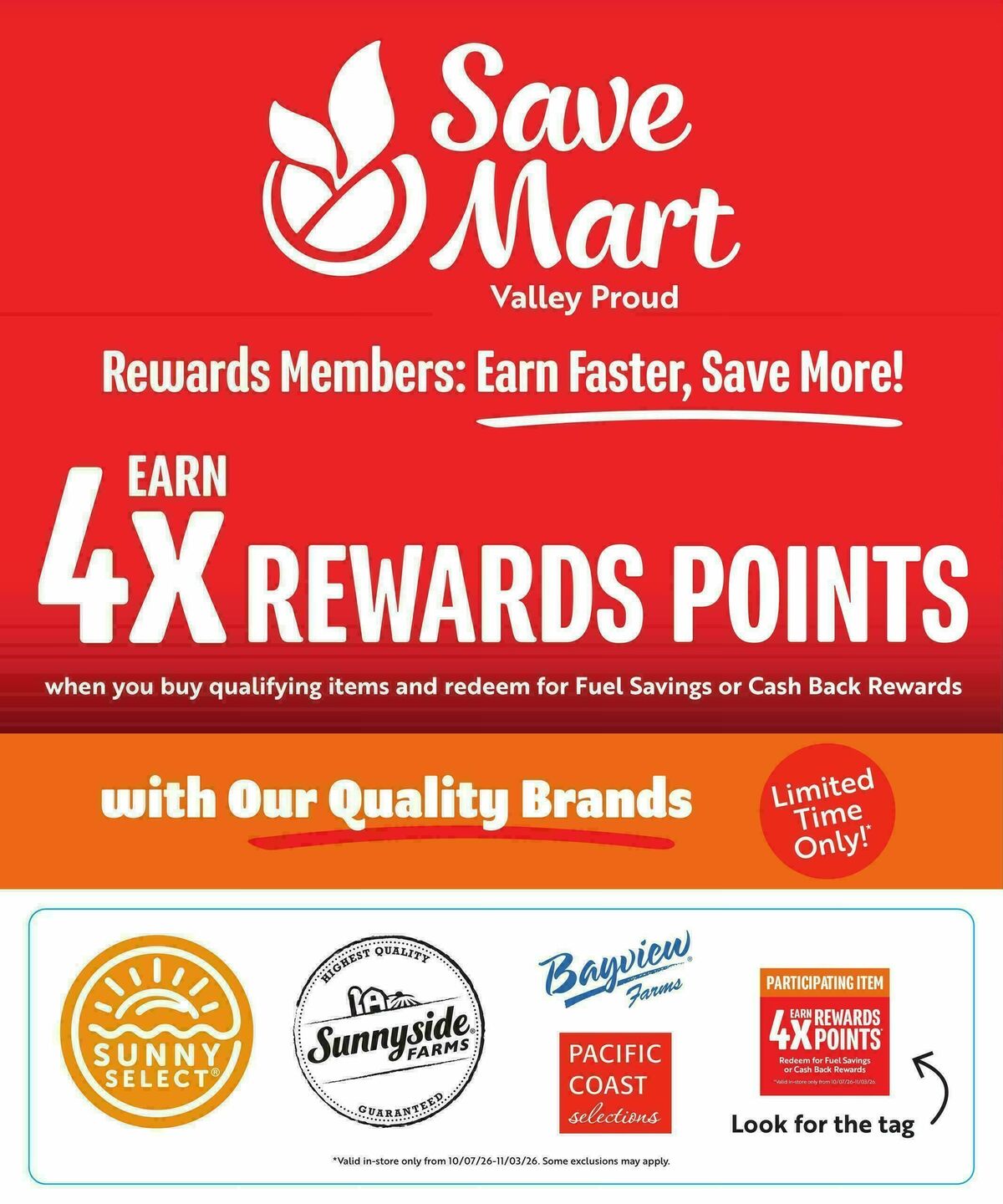 Save Mart Our Brands Weekly Ad from October 7