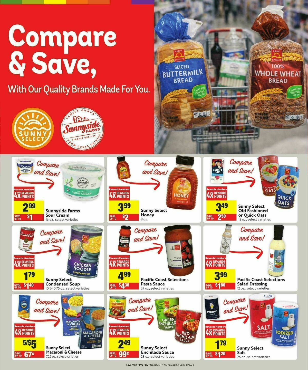 Save Mart Our Brands Weekly Ad from October 7